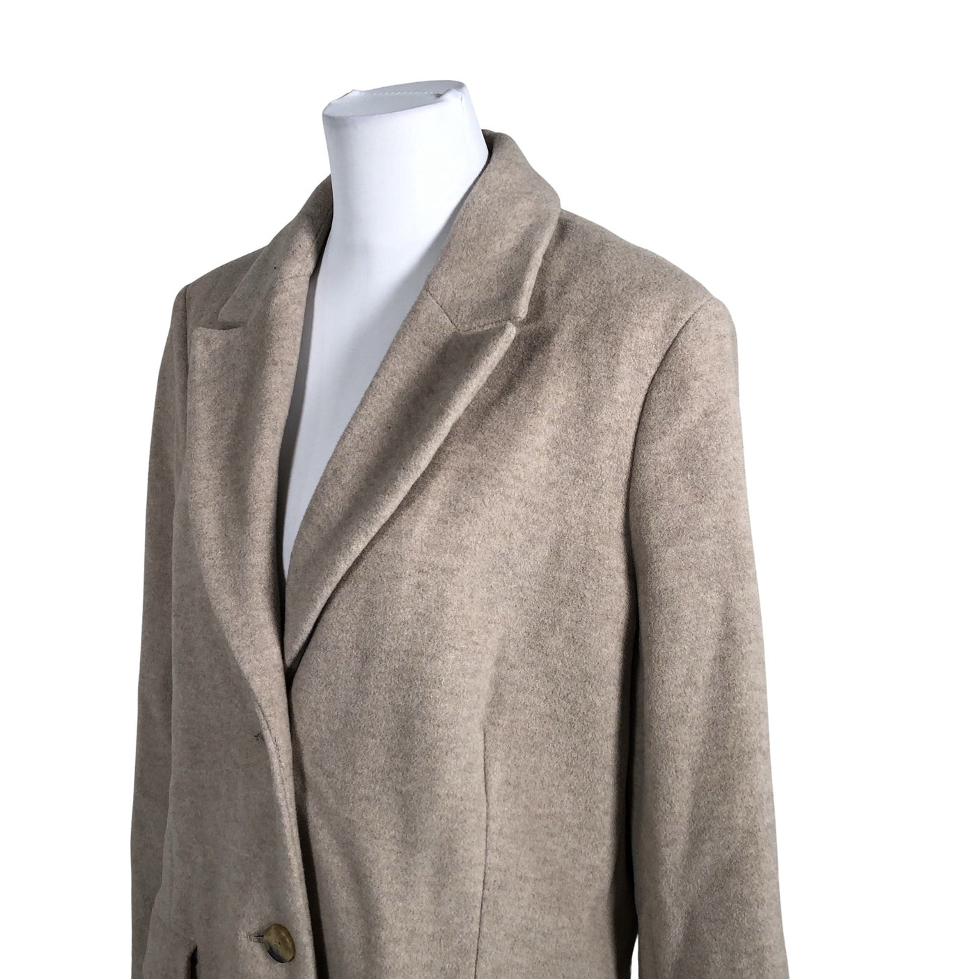 Unisex Ouì - Wool coat, size 44 - Beige (2)