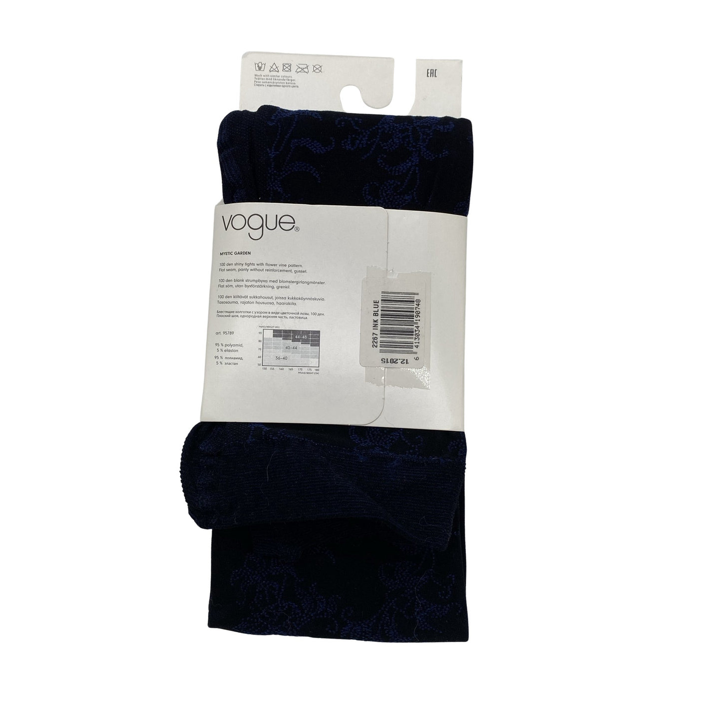 Unisex Vogue - Stockings, thin, size 40 - Blue (2)