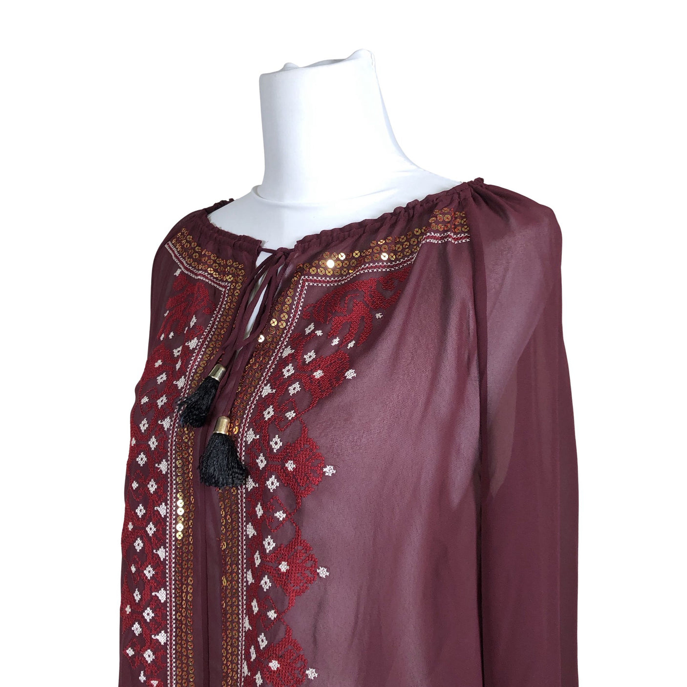 Unisex Altuzarra - Blouse, size 40 - Wine red (2)