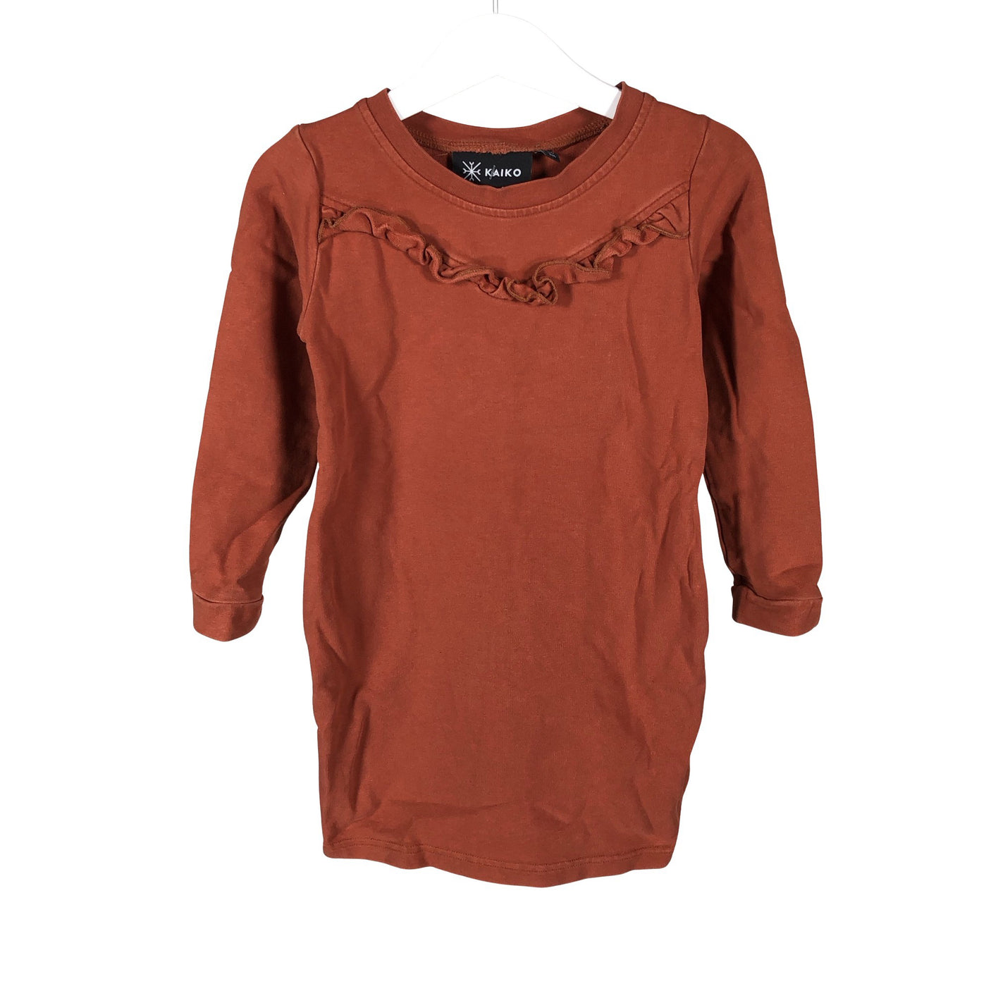 Unisex Kaiko - Sweatshirt dress, size 110 - 116 - Orange (1)