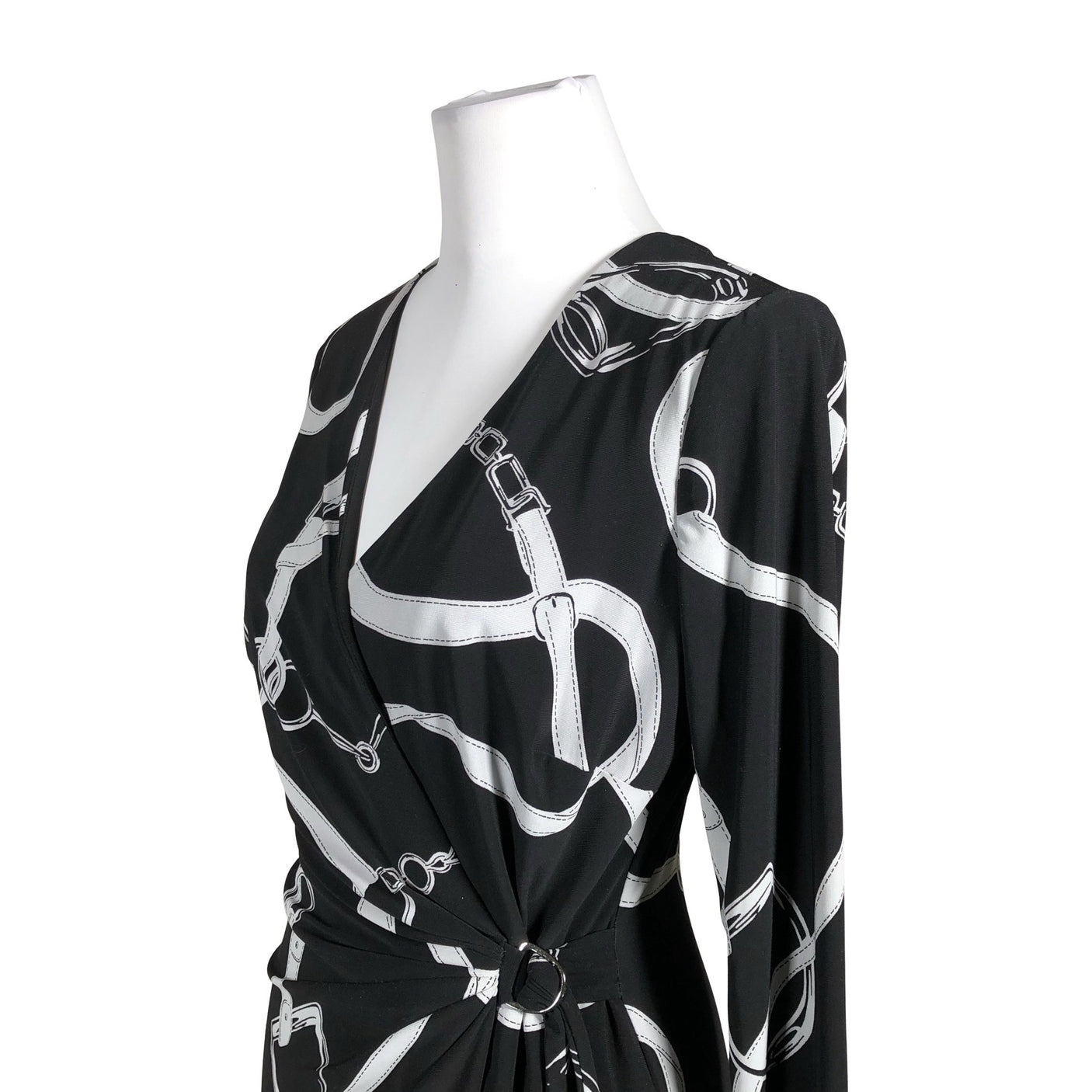 Unisex Lauren Ralph Lauren - Tricot dress, size 38 - Black (2)