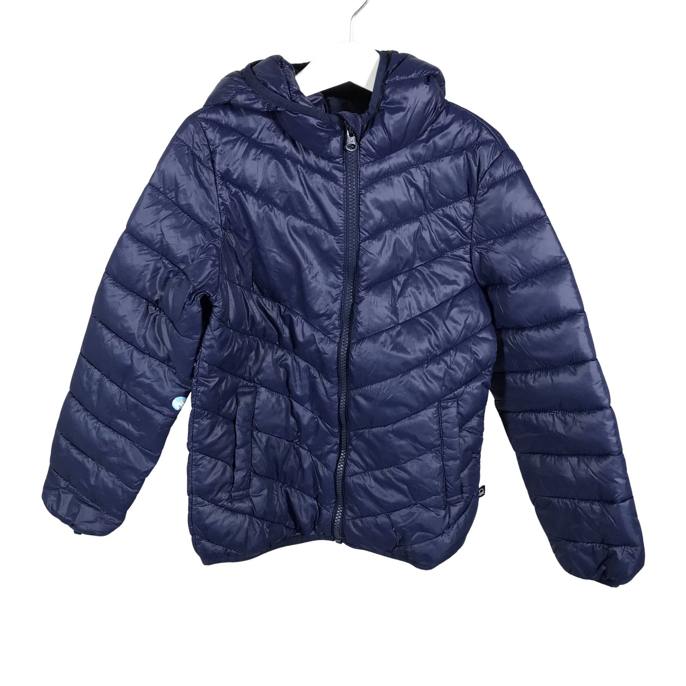 Unisex Benetton - Lightly padded jacket, size 122 - 128 - Blue (1)