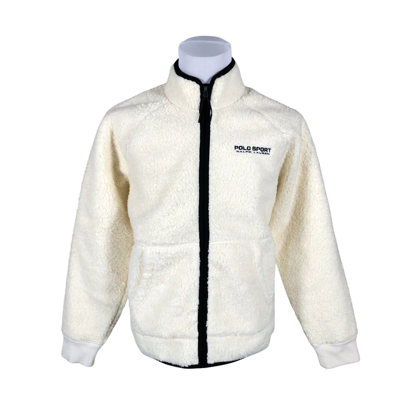 Unisex Polo Sport Ralph Lauren - Fleece jacket, size M - Natural white (1)