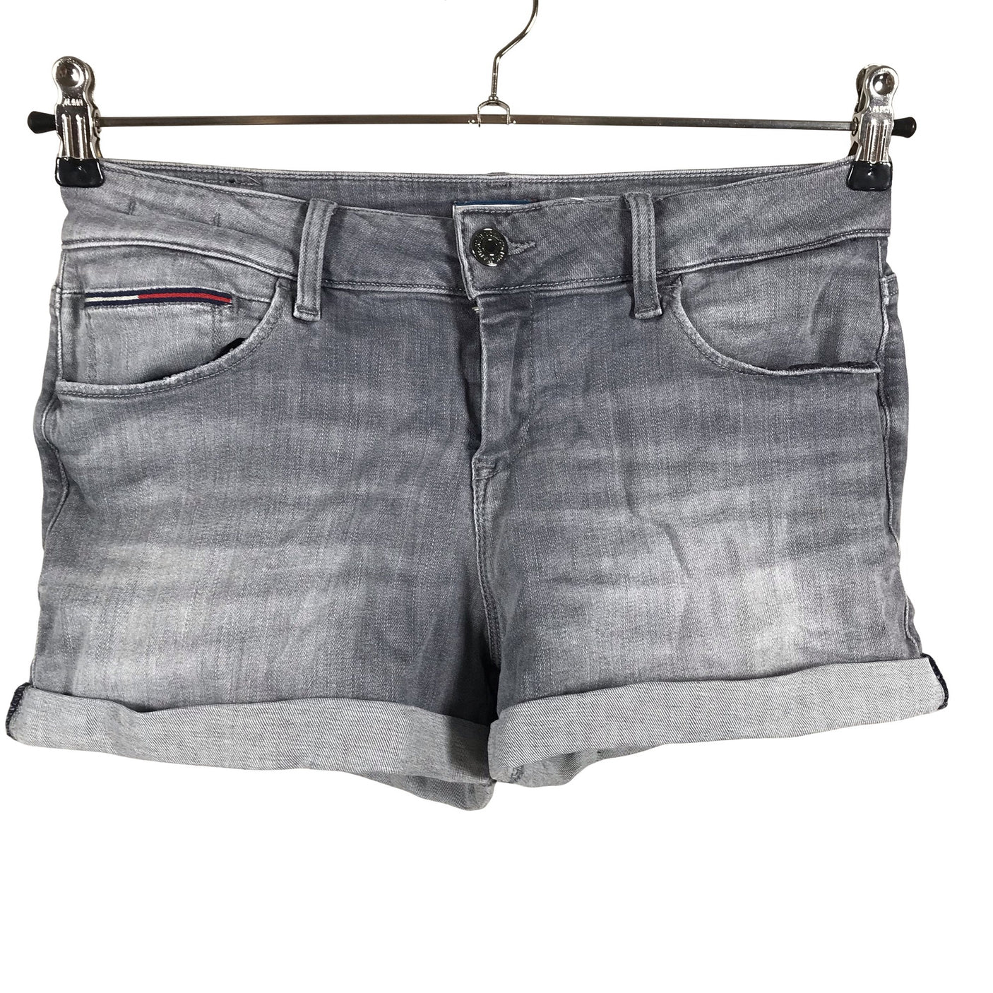 Unisex Tommy Jeans (Tommy Hilfiger) - Denim shorts, size W28 - Gray (1)