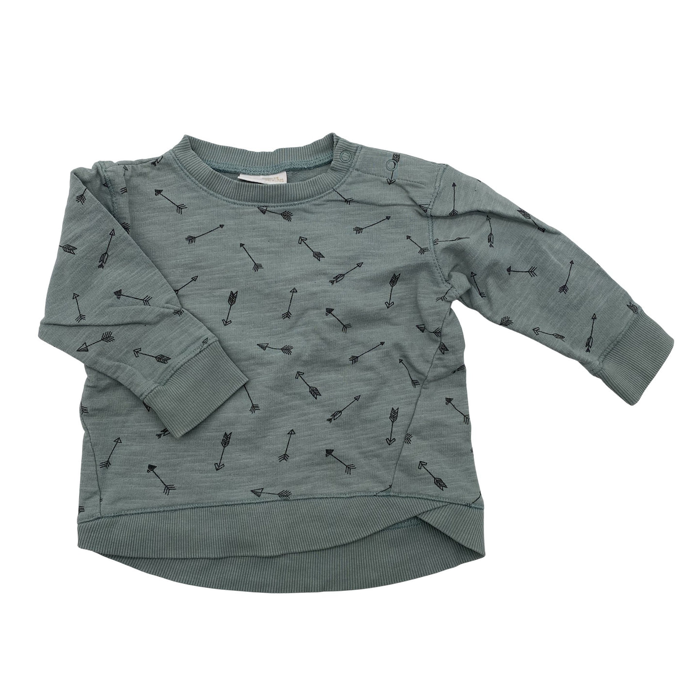 Unisex Lindex - Sweatshirt, size 68 - 74 - Green (1)
