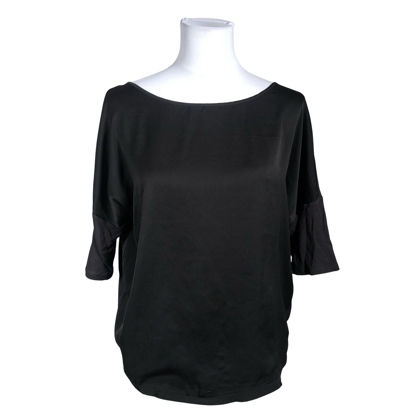 Unisex Benetton - Short-sleeved blouse, size 38 - Black (1)