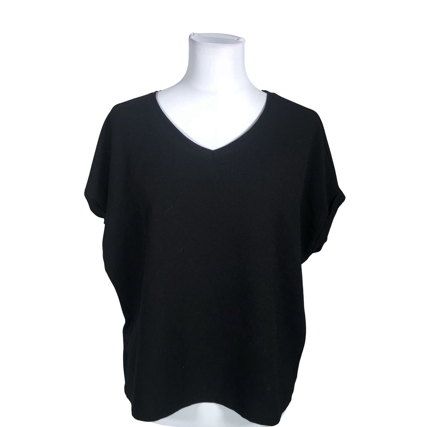 Unisex Opus - Short-sleeved blouse, size 38 - Black (1)