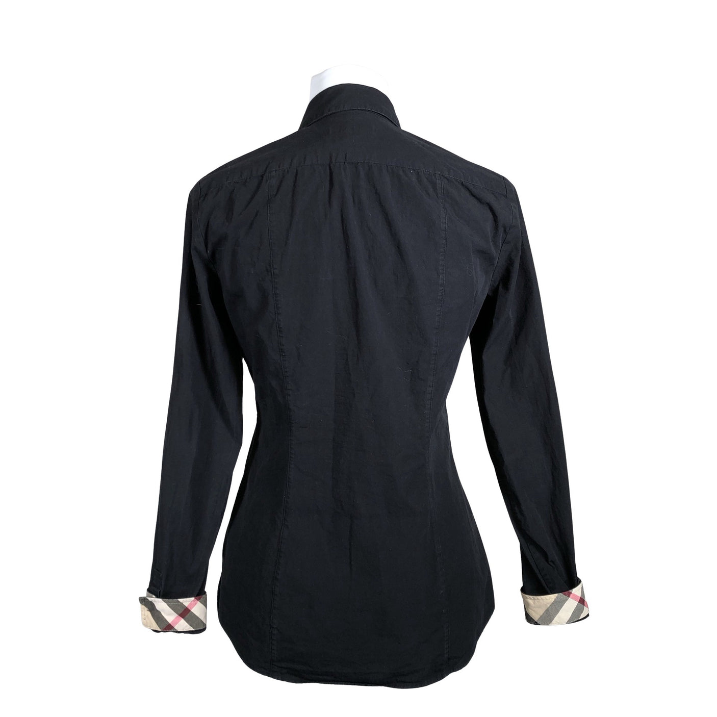 Unisex Burberry Brit - Collared shirt, size 36 - Black (3)