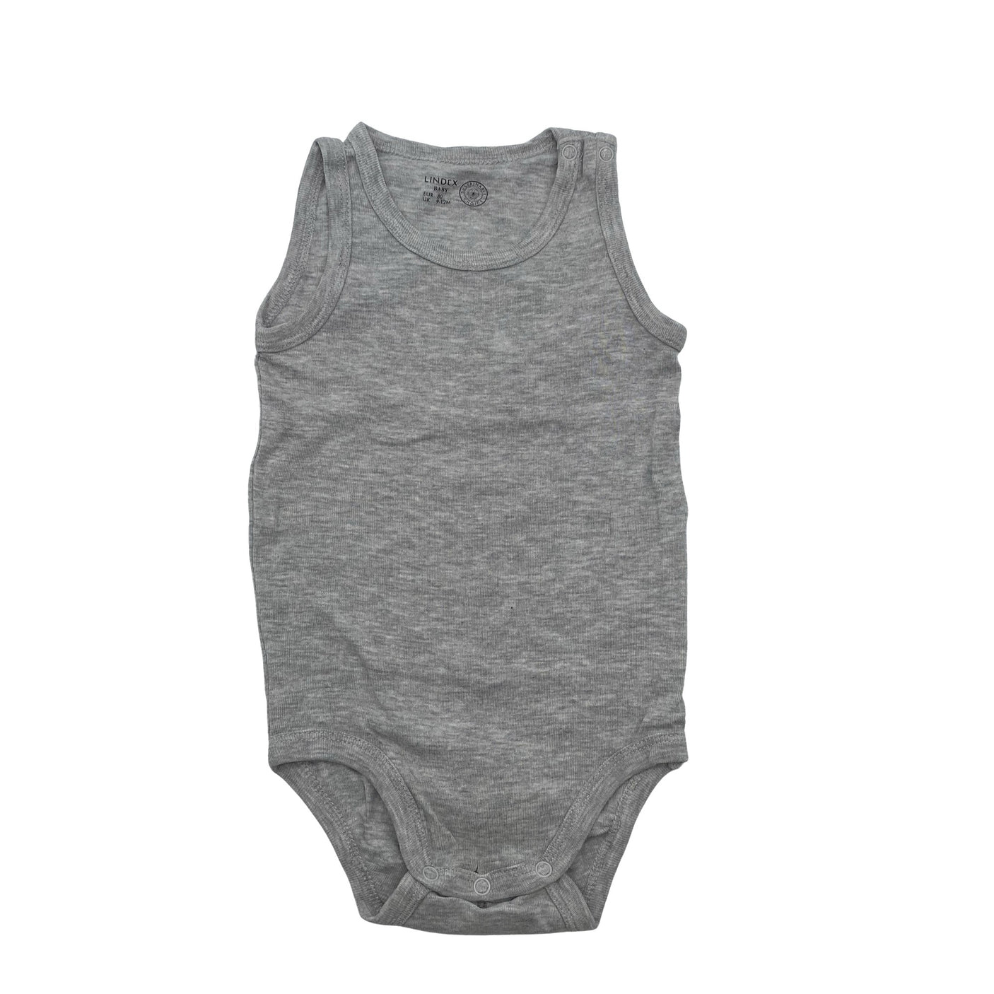 Unisex Lindex - Body, size 74 - 80 - Gray (1)