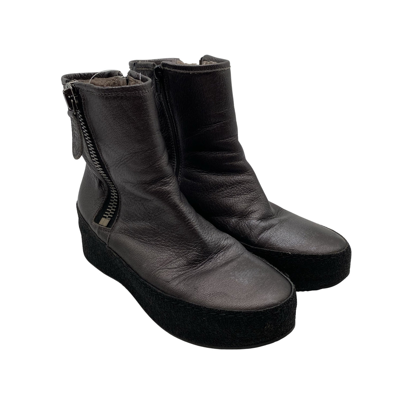 Unisex Nude - Ankle boots, size 39 - Black (2)
