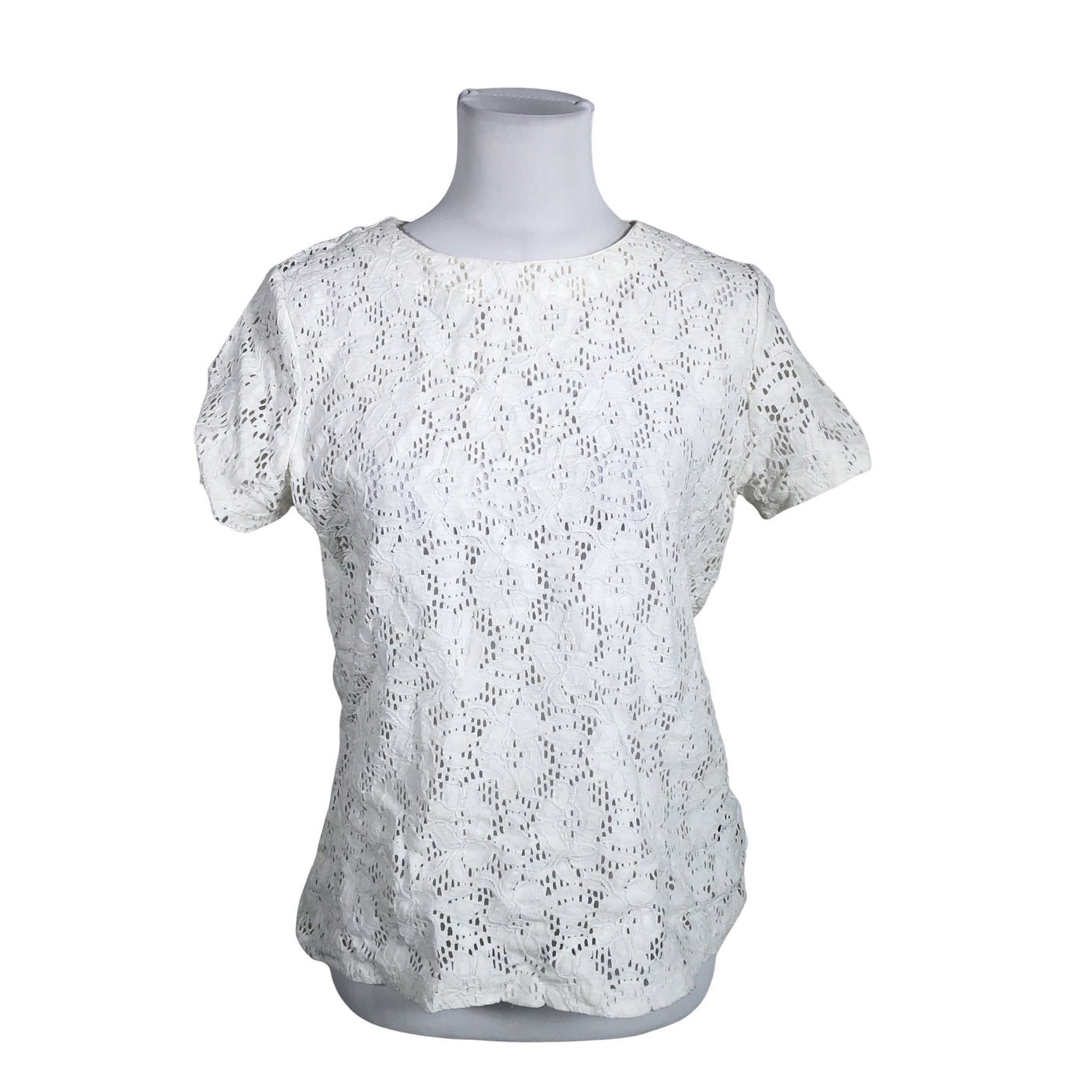 Unisex Lauren Ralph Lauren - Short-sleeved blouse, size 40 - White (1)