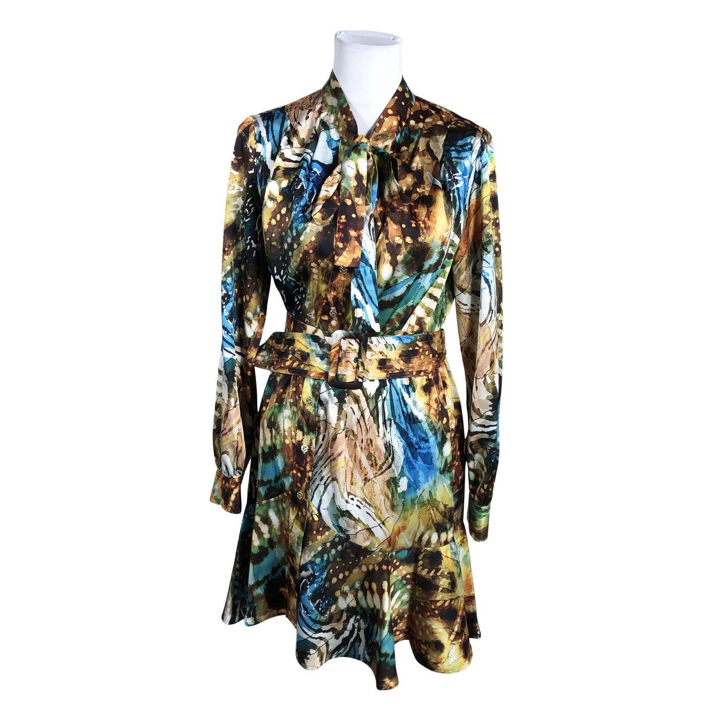 Unisex Marciano by Guess - Schiffon dress, size 38 - Brown (1)