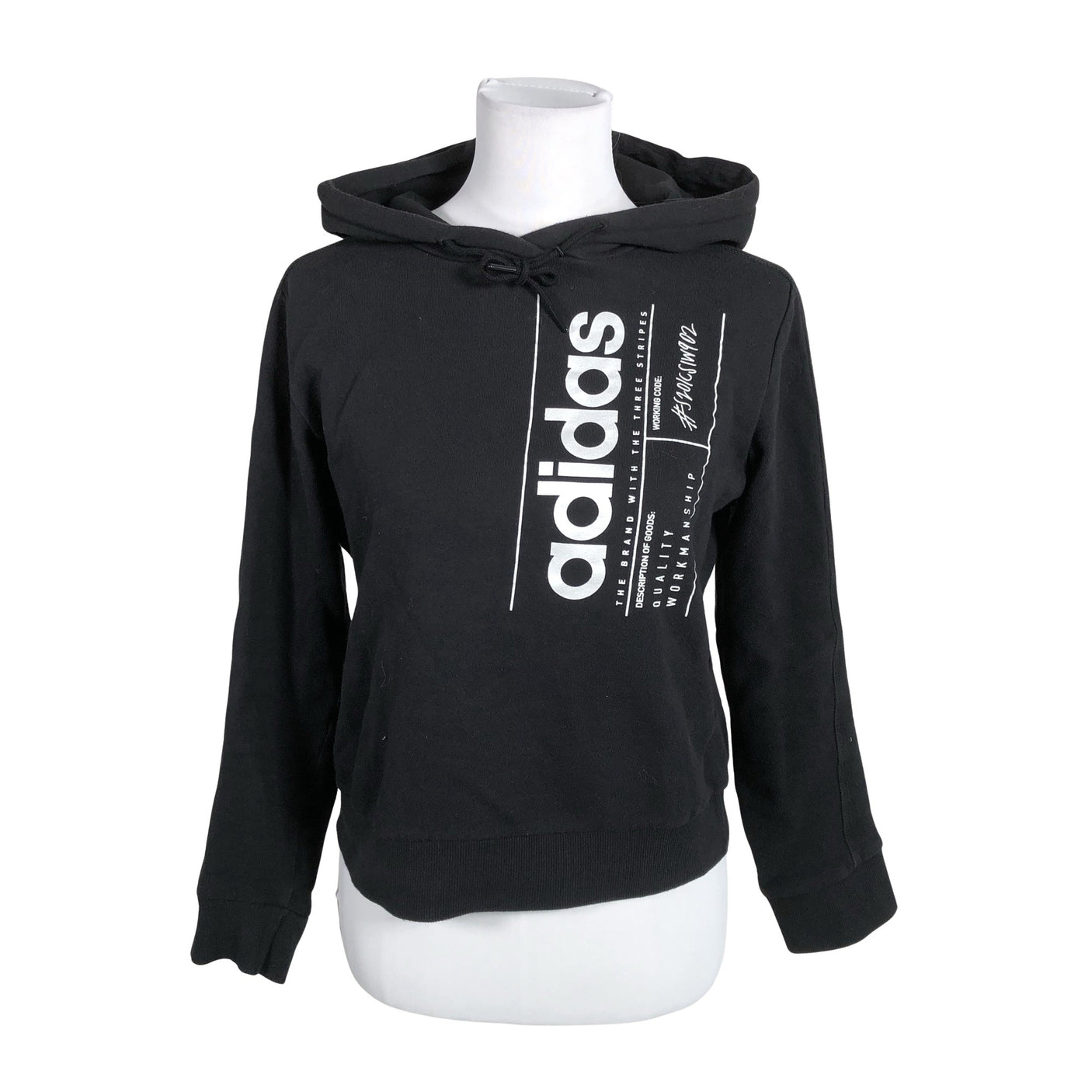 Unisex Adidas - Hoodie, size 34 - Black (1)