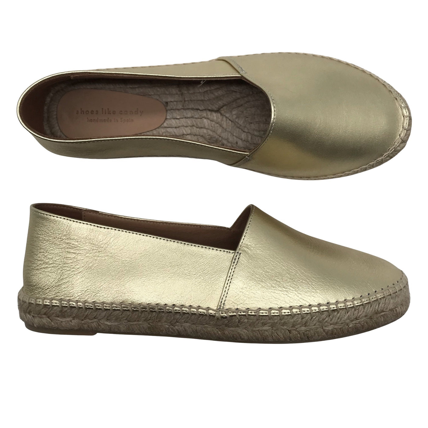 Unisex Shoes like candy - Loafers, size 40 - Gold (1)