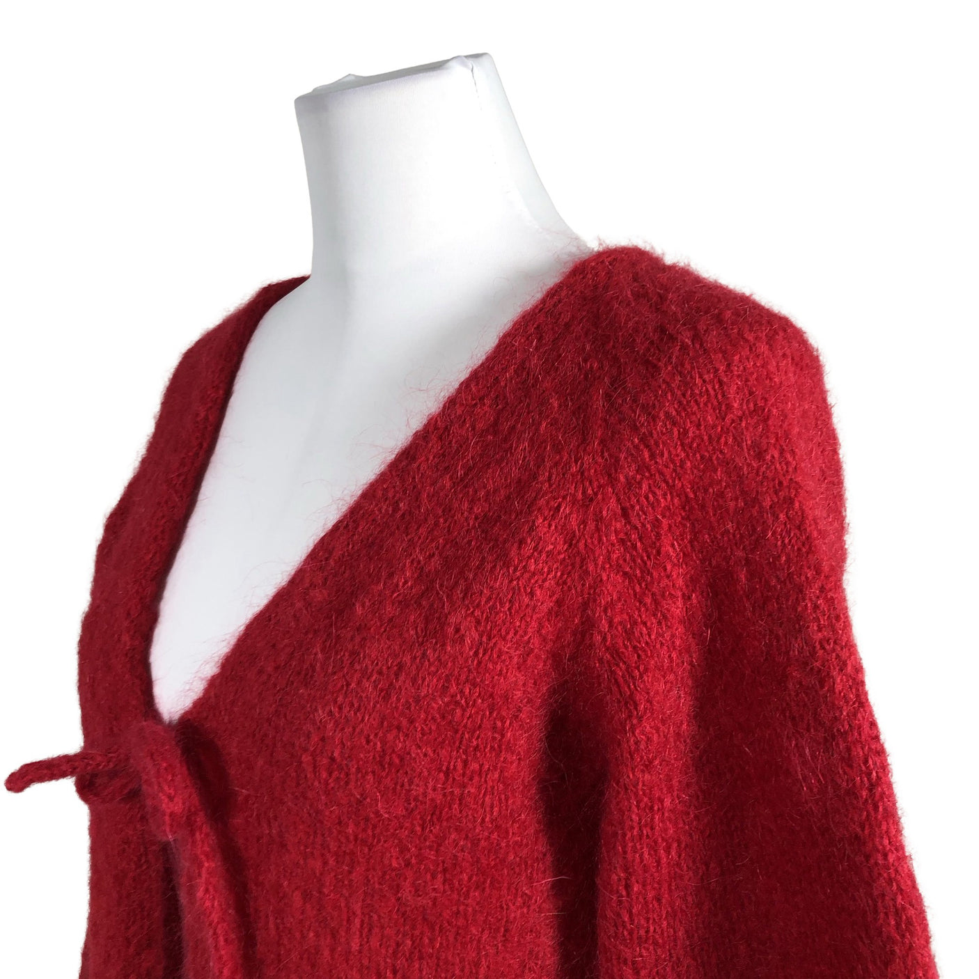 Unisex Handmade - Cardigan, size 40 - Red (2)