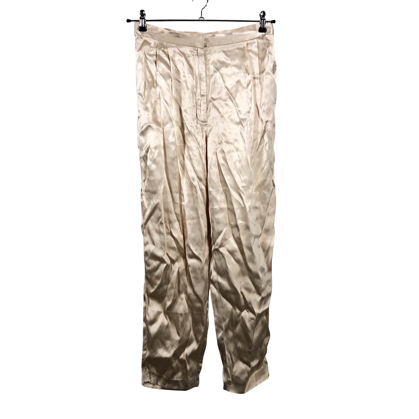 Unisex Ganni - Party trousers, size 38 - Beige (1)