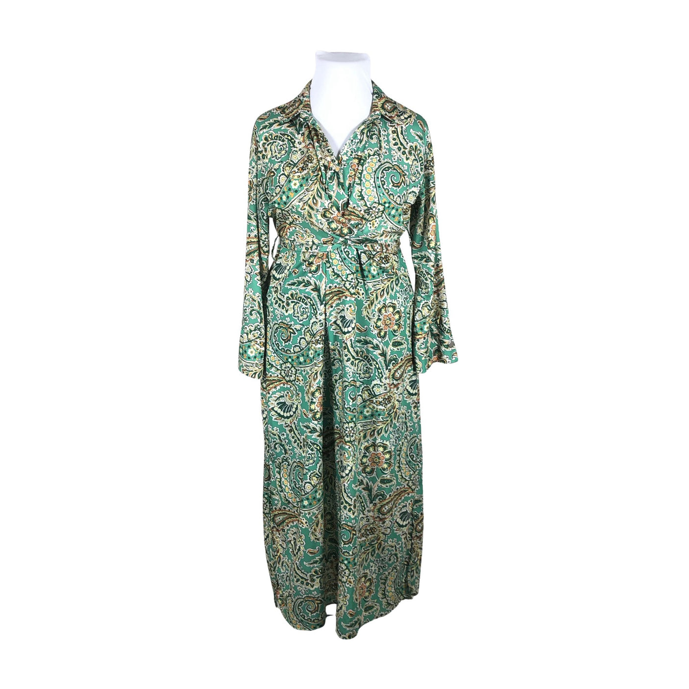 Unisex Susy Mix - Schiffon dress, size 42 - Green (1)