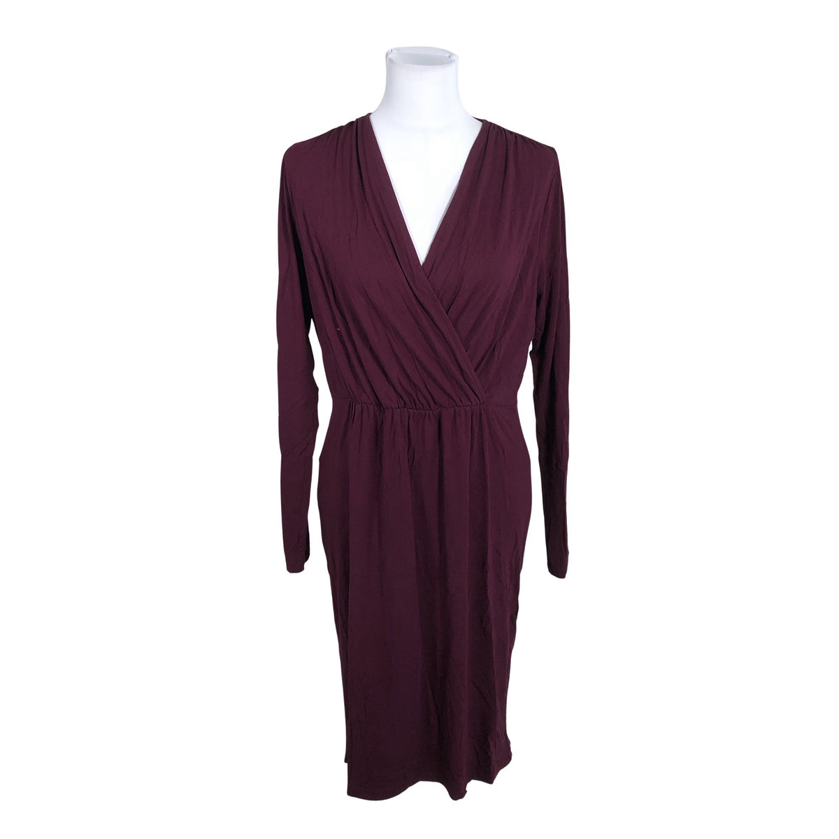 Unisex Your Face - Tricot dress, size 38 - Wine red (1)