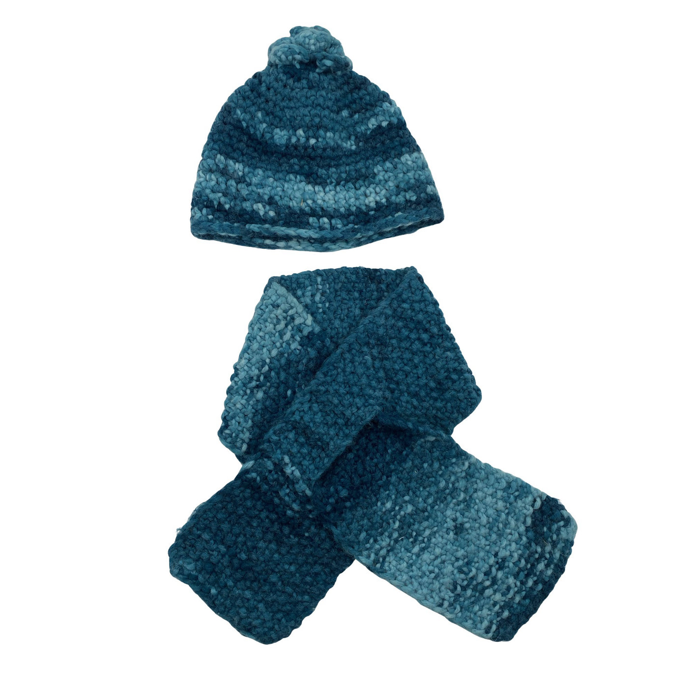 Unisex Handmade - Scarf, size Ei kokoa - Turquoise (1)