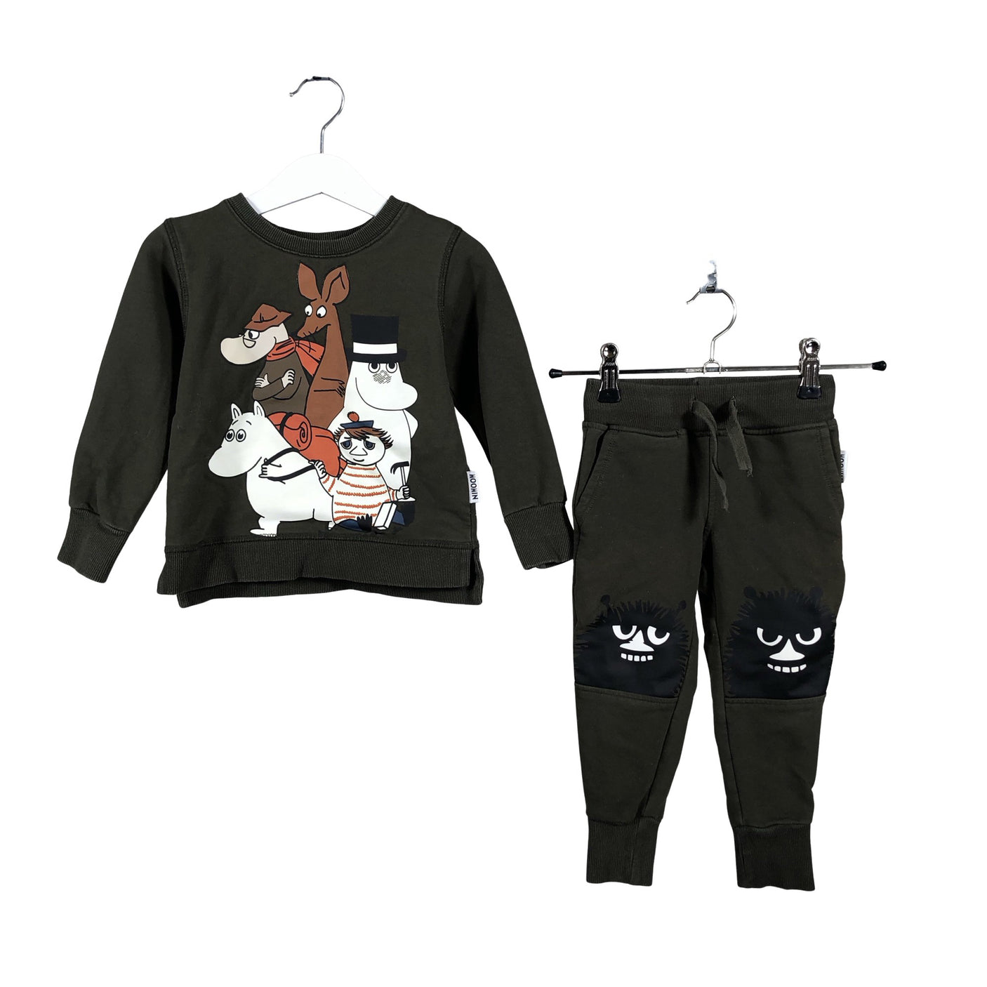 Unisex Martinex - Sweatshirt and pants set, size 86 - 92 - Green (1)