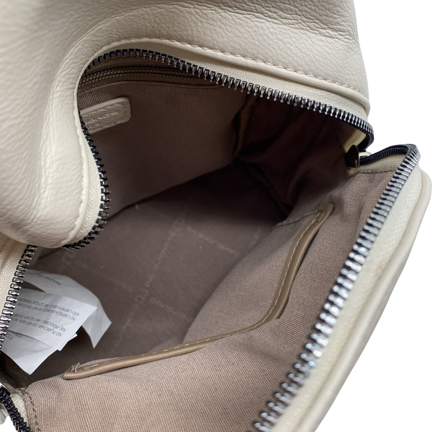 Unisex David Jones - Backpack, size Ei kokoa - Natural white (2)