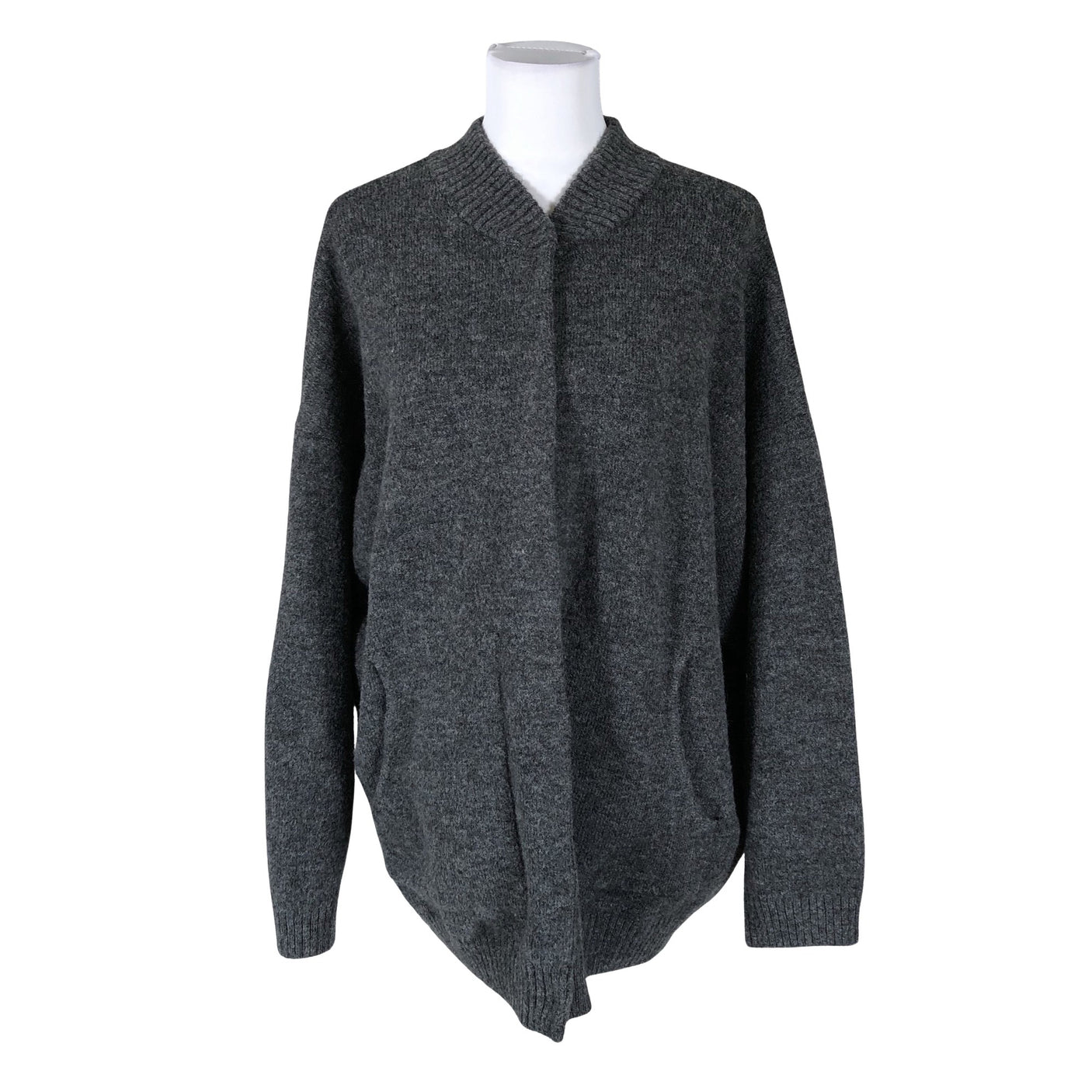 Unisex Lindex - Cardigan, size 40 - Gray (1)