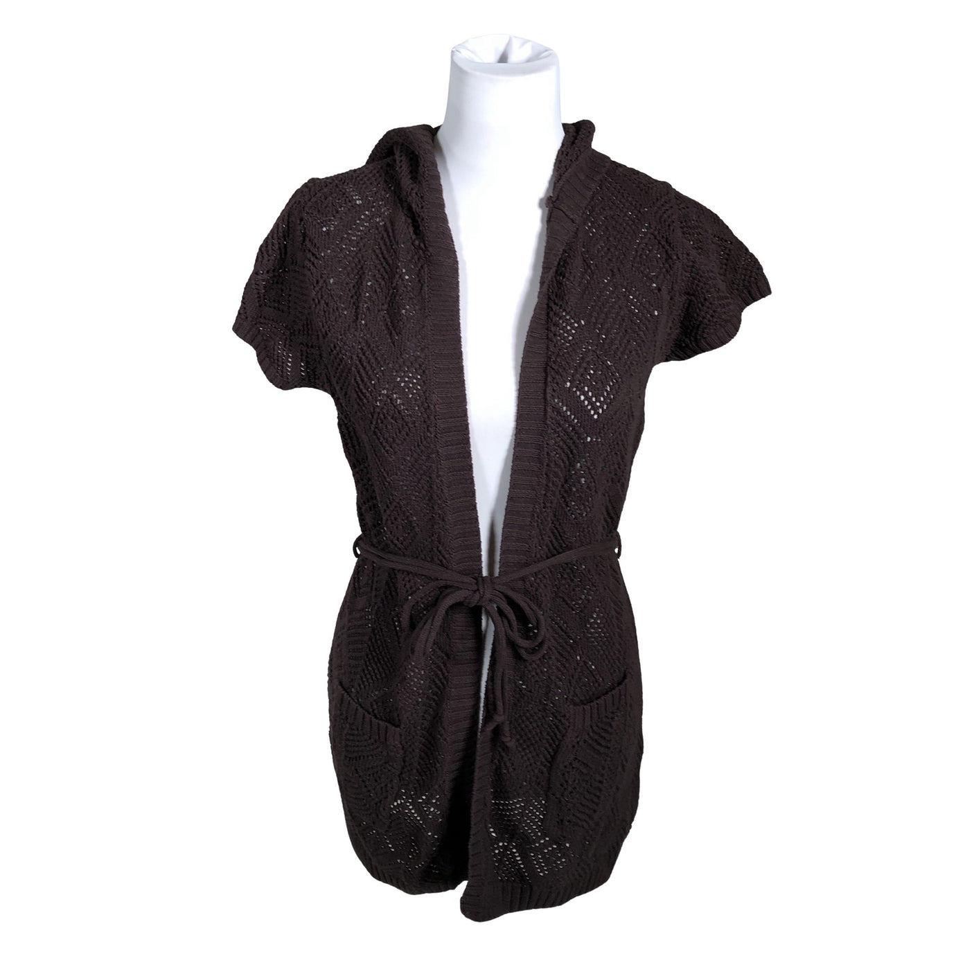 Unisex S.T.I - Cardigan, size 40 - Brown (1)