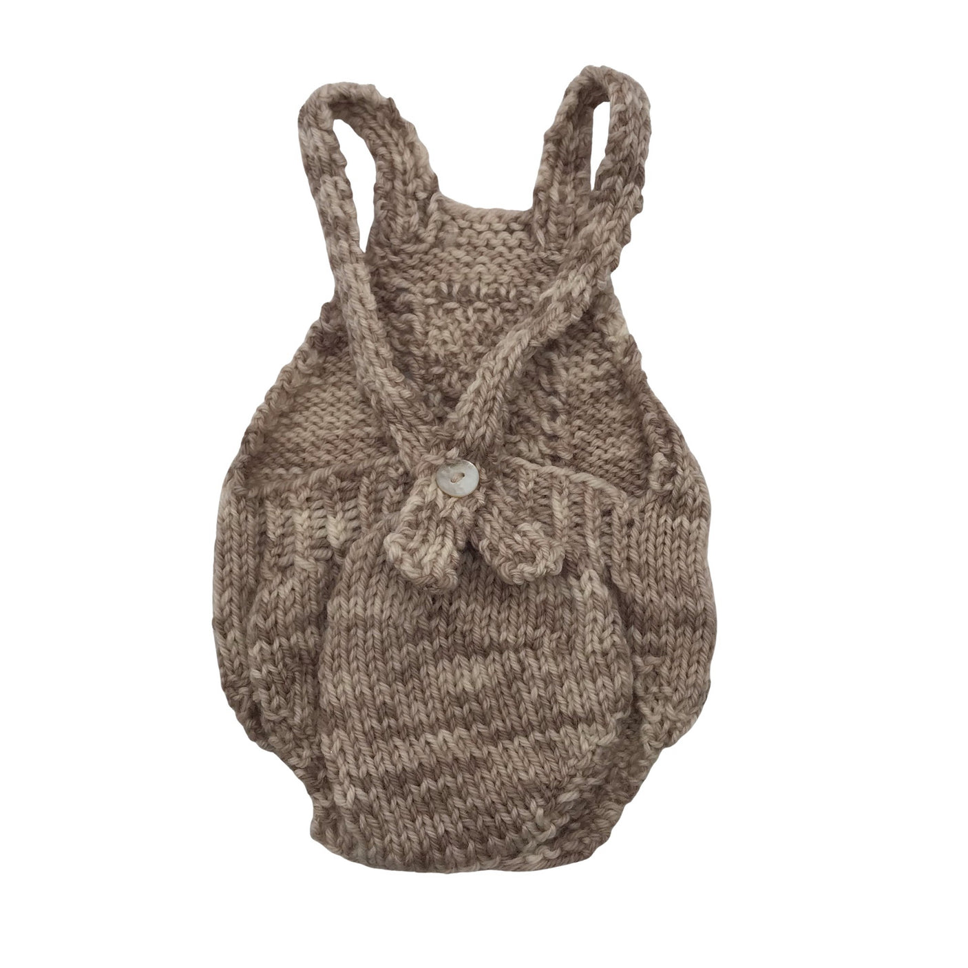 Unisex Handmade - Overalls, size 50 - 56 - Beige (2)