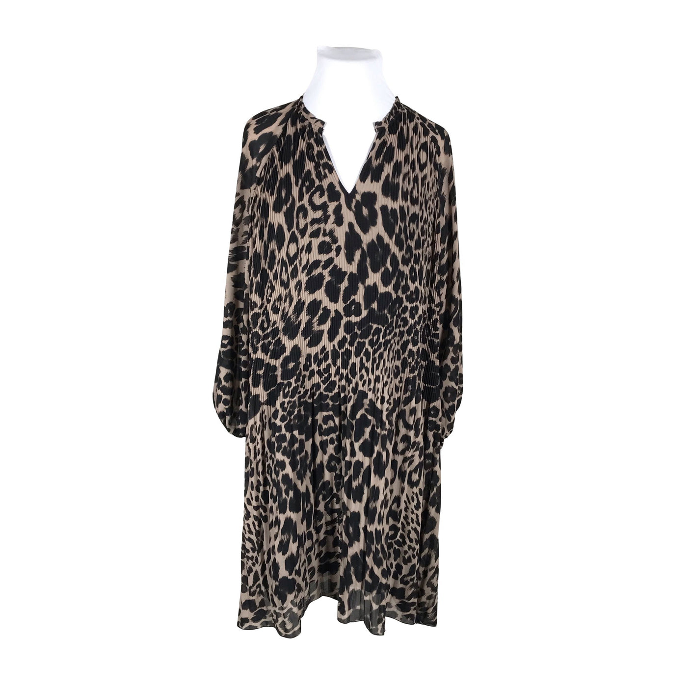 Unisex InWear - Schiffon dress, size 46 - Brown (1)