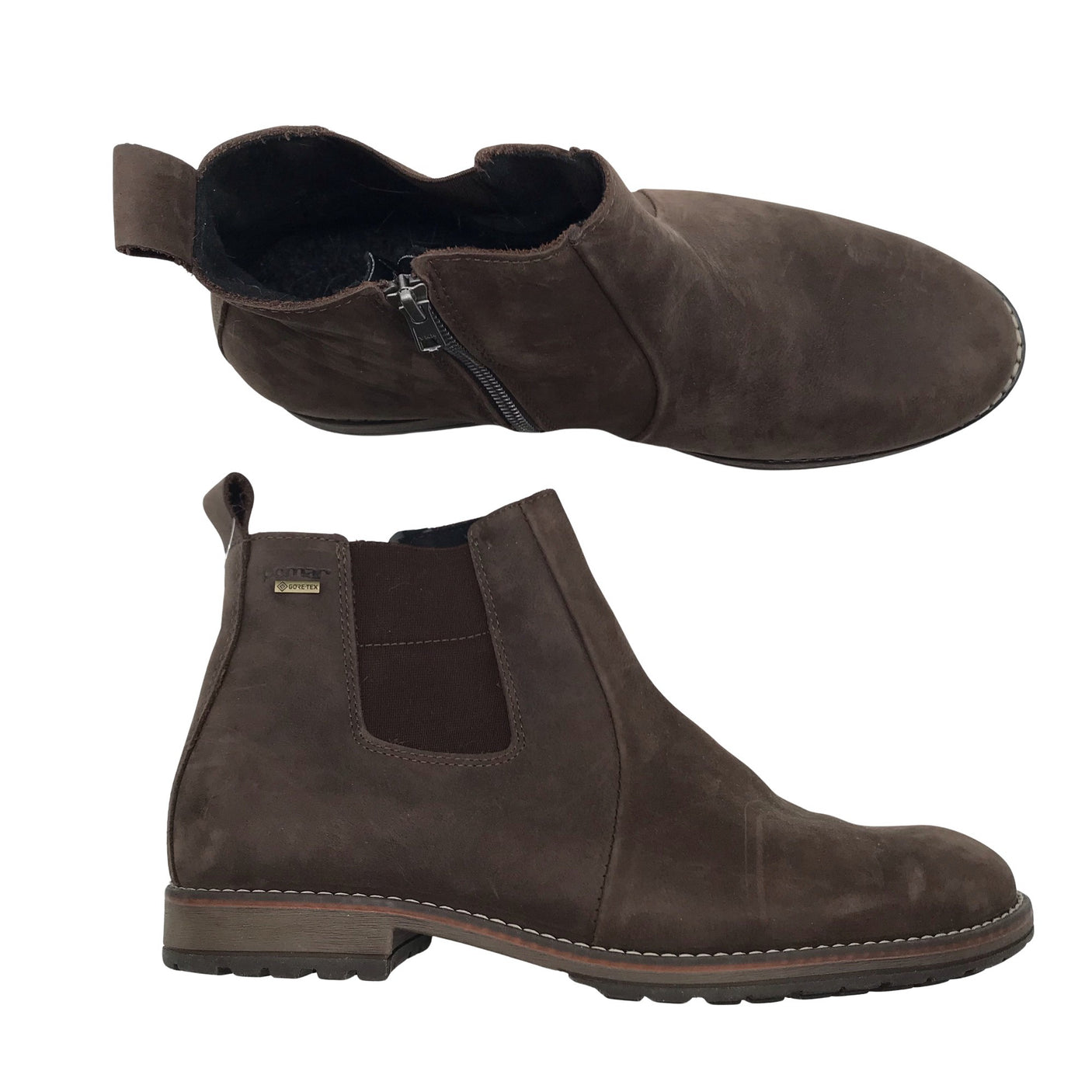 Unisex Pomar - Ankle boots, size 43 - Brown (1)