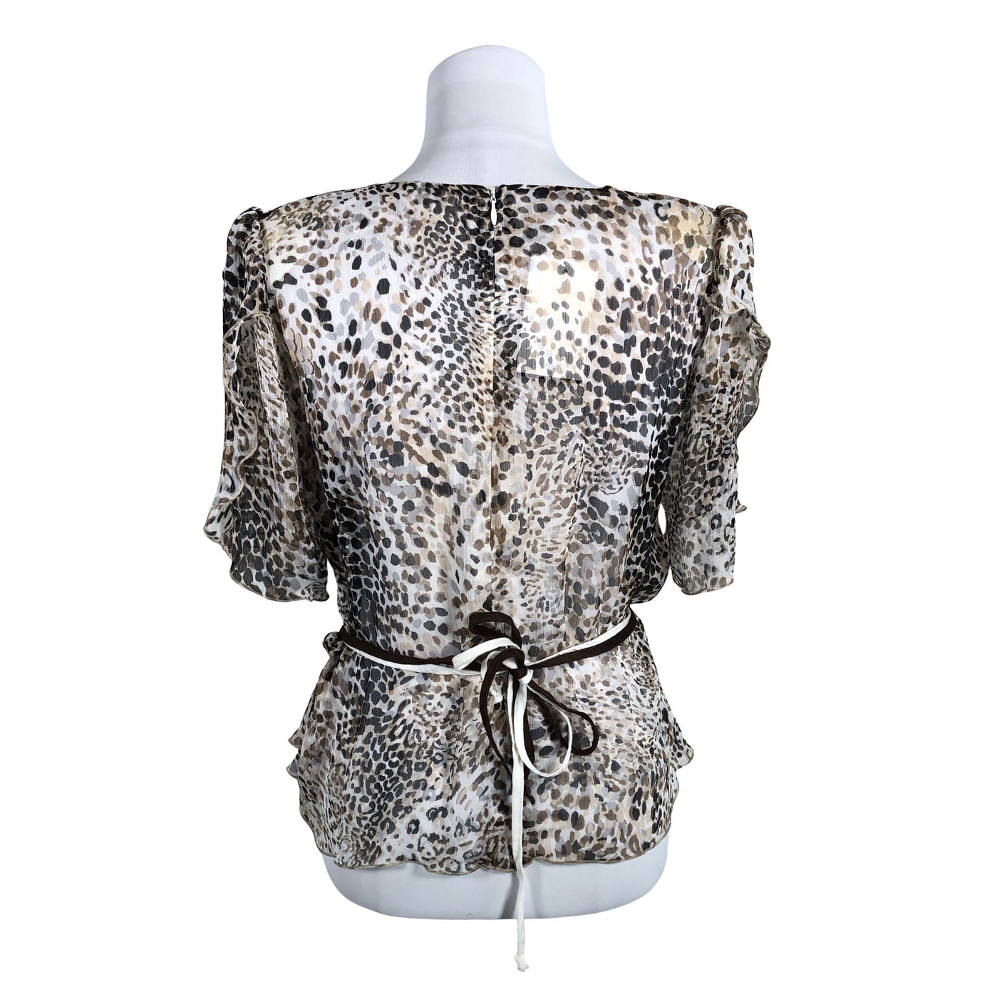 Unisex Modelia - Short-sleeved blouse, size 40 - Brown (2)