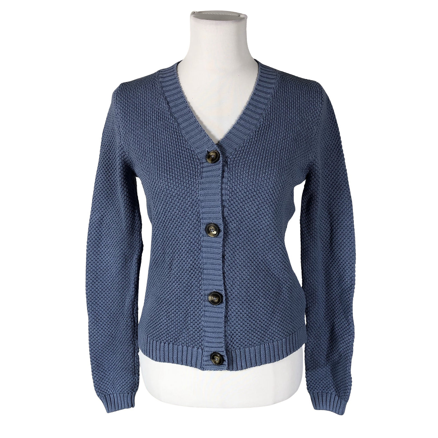 Unisex Your Face - Cardigan, size 34 - Blue (1)