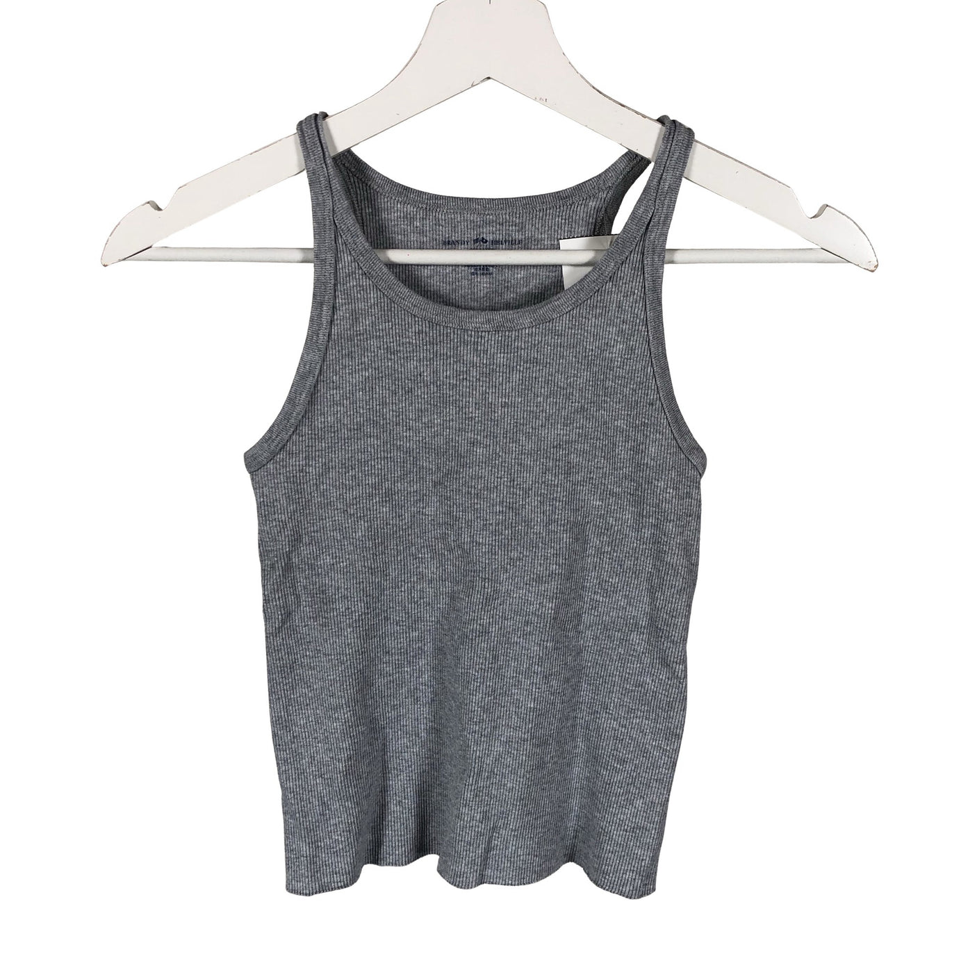 Unisex Brandy Melville - Tricot tank top, size 34 - Gray (1)