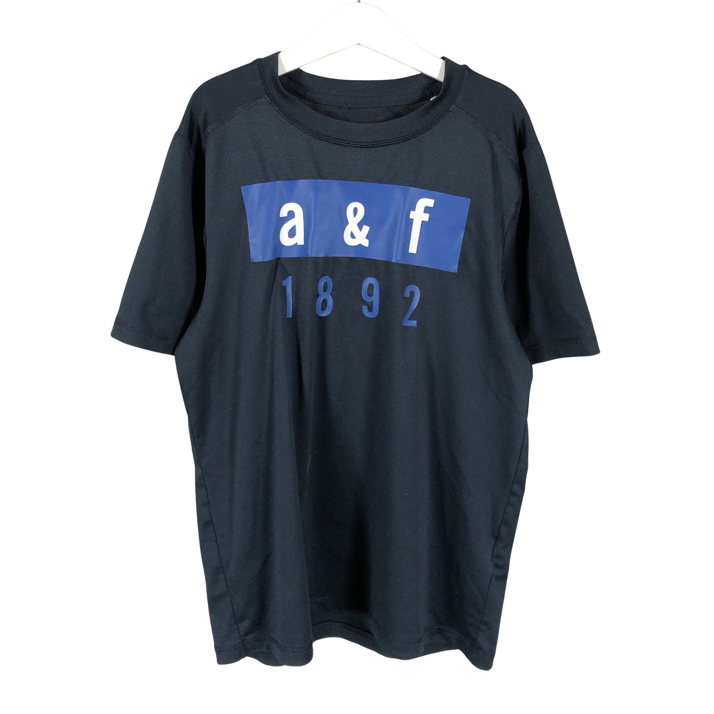 Unisex Abercrombie&Fitch - Sports shirt, short sleeve, size 146 - 152 - Black (1)