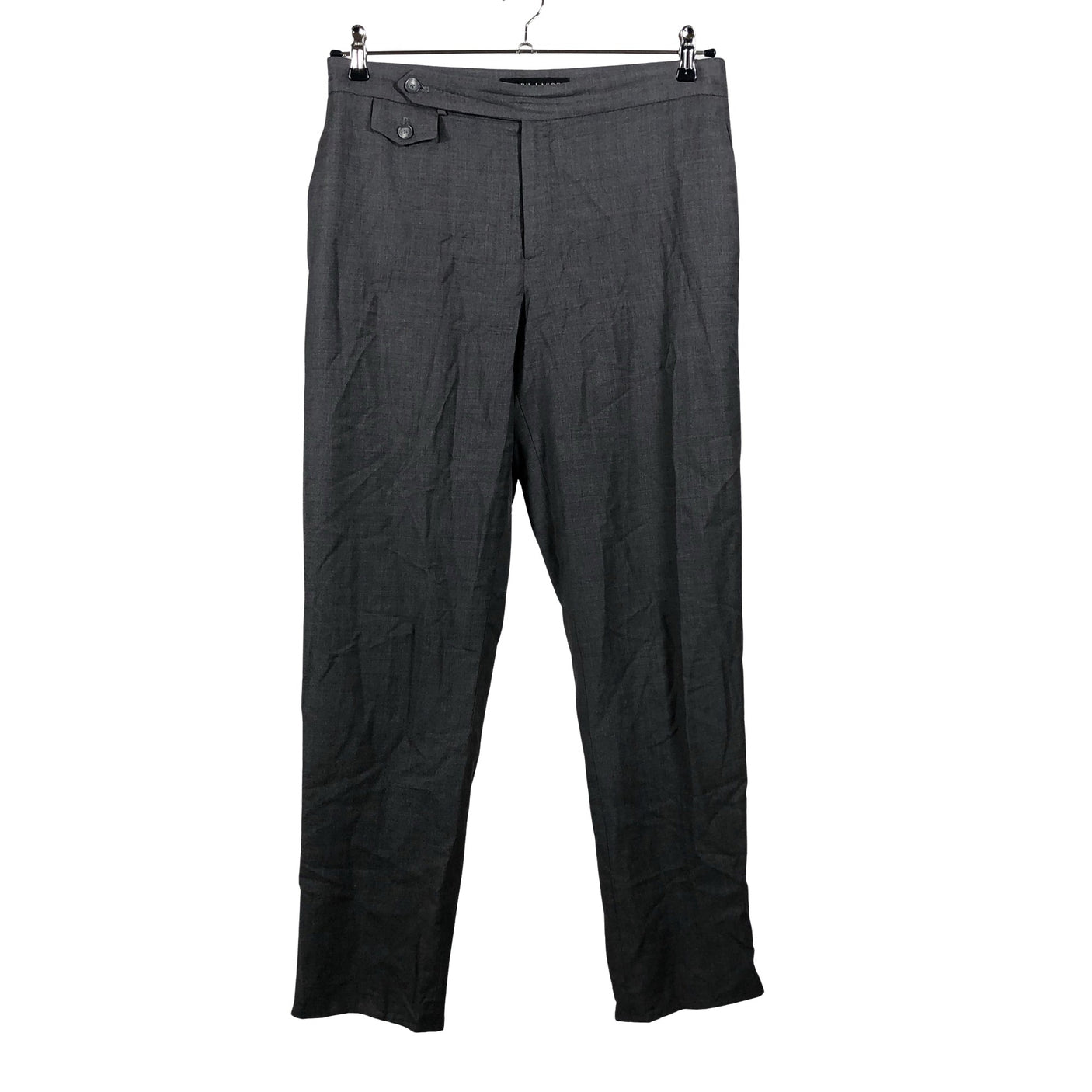 Unisex Ralph Lauren - Straight leg trousers, size 38 - Gray (1)