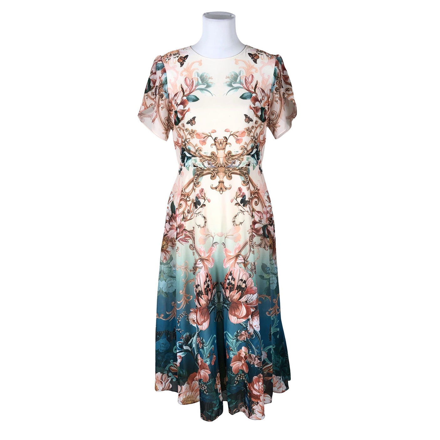 Unisex Lipsy London - Party dress, size 38 - White (1)