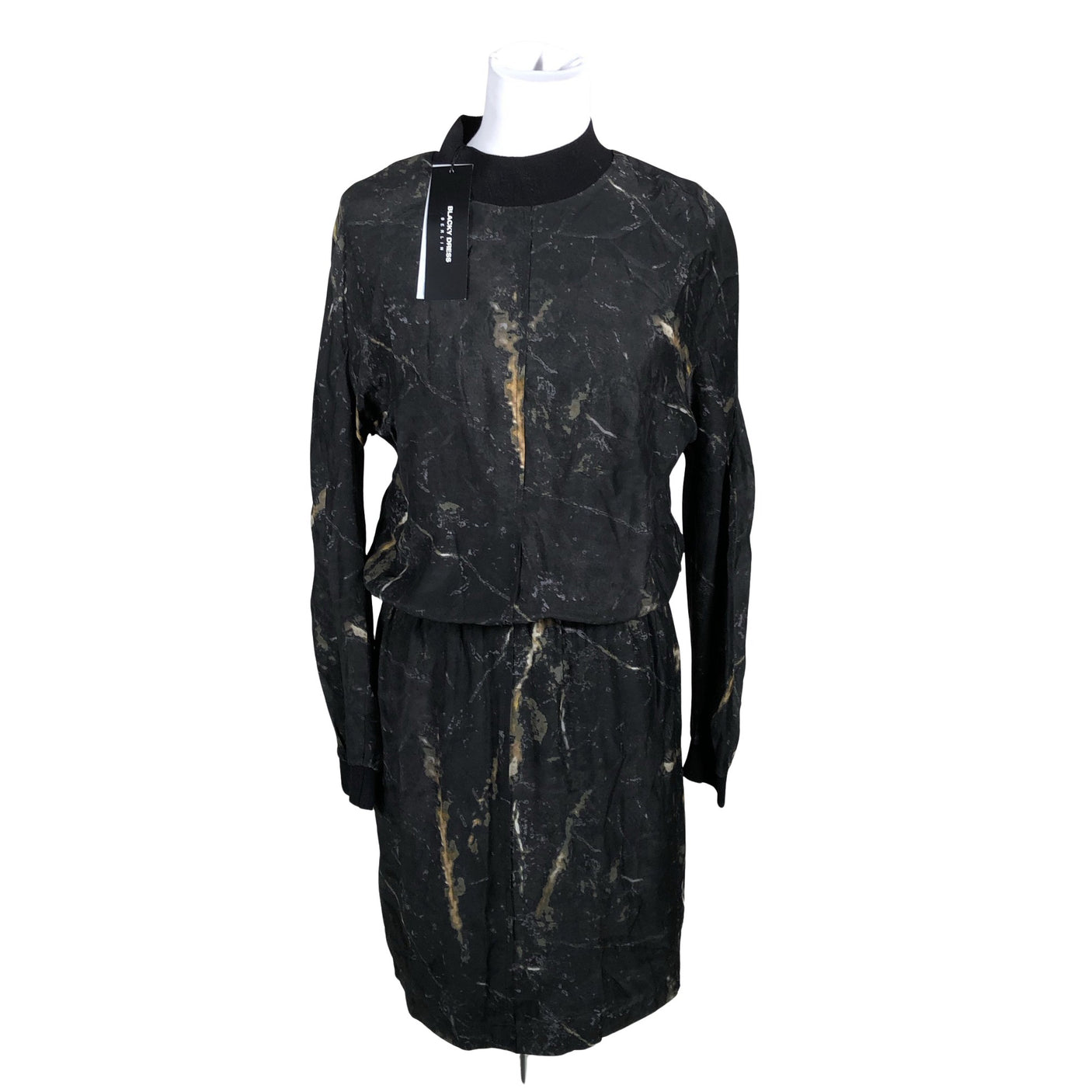 Unisex Blacky Dress - Schiffon dress, size 36 - Black (1)