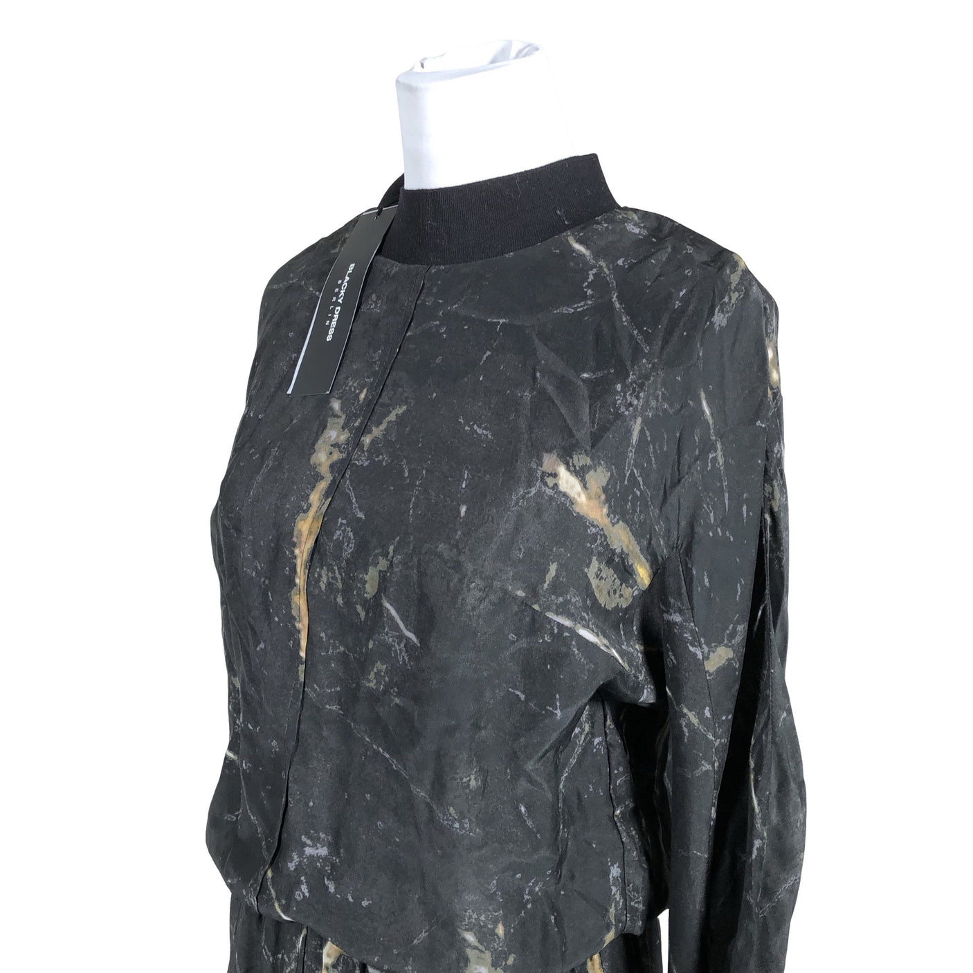 Unisex Blacky Dress - Schiffon dress, size 36 - Black (3)