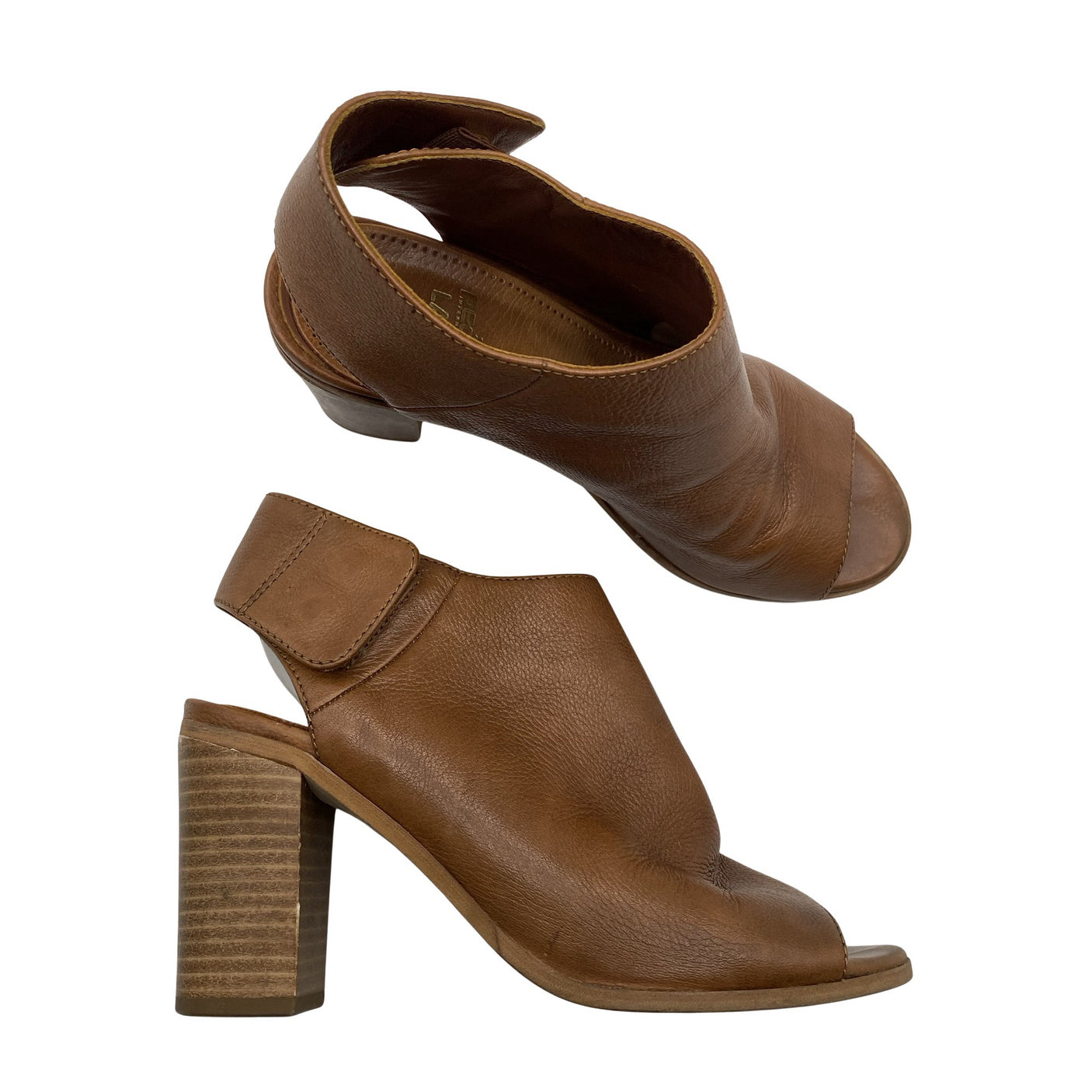 Unisex Pedag - Heeled sandals, size 37 - Brown (1)