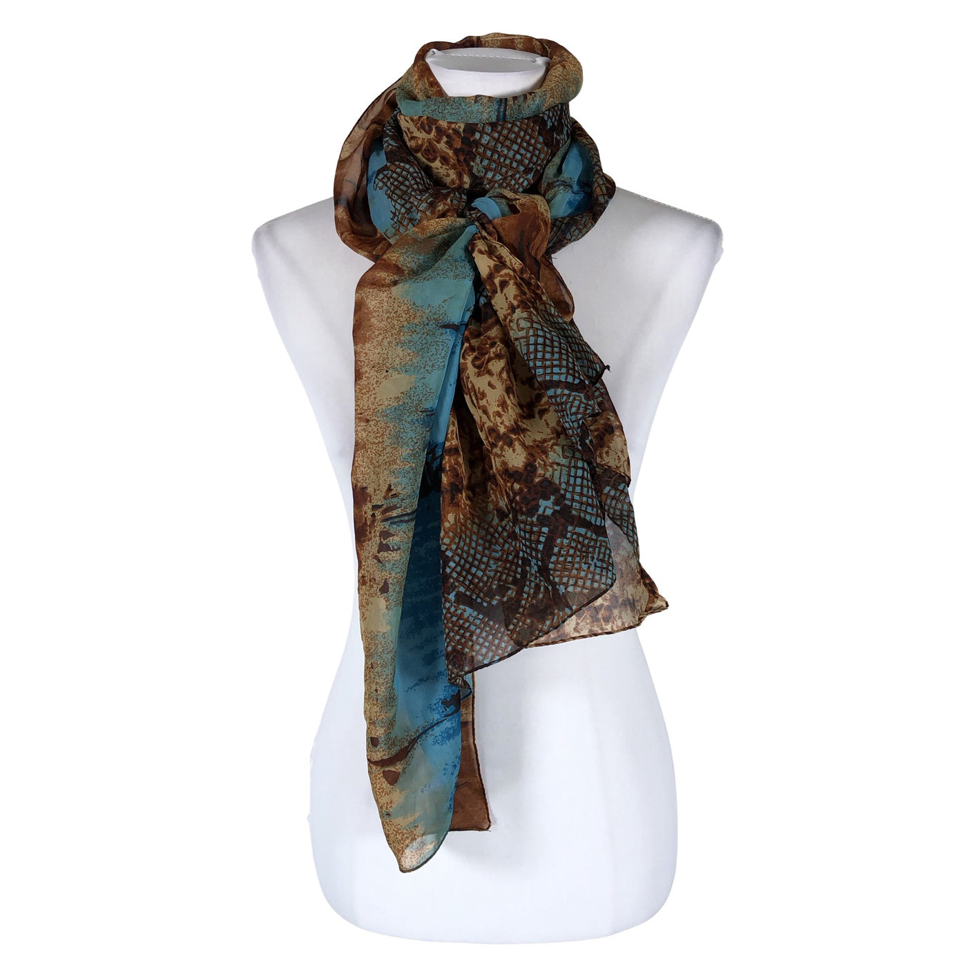 Unisex Frangi - Scarf, size Maxi - Brown (1)