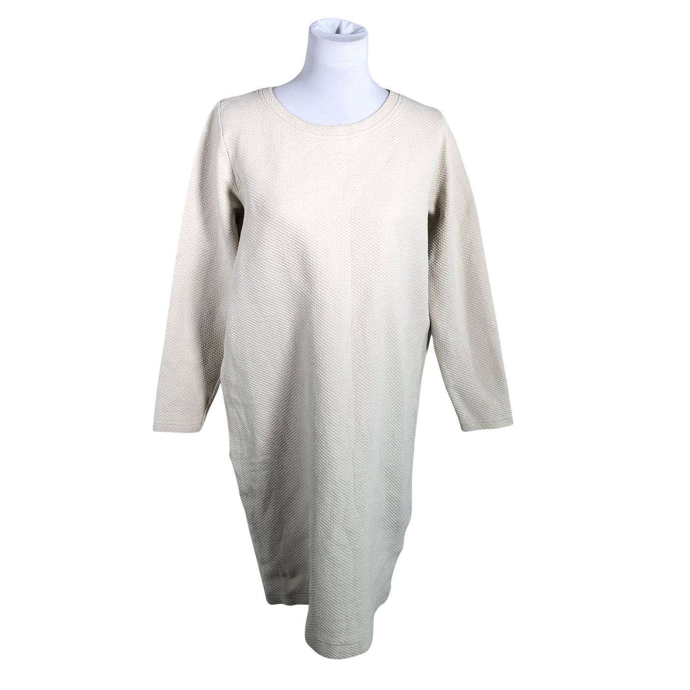 Unisex NOSH - Tricot dress, size 40 - Natural white (1)