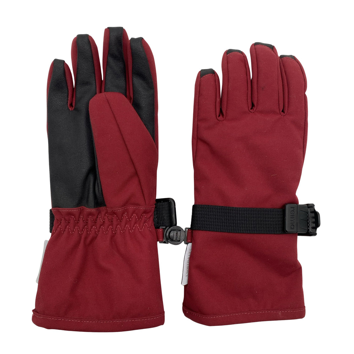 Unisex Reima - Winter gloves, size 4 - 5 vuotta - Wine red (1)