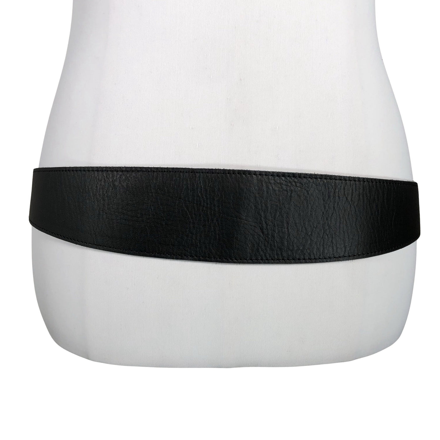 Unisex Kiedo - Leather belt, size Ei kokoa - Black (2)