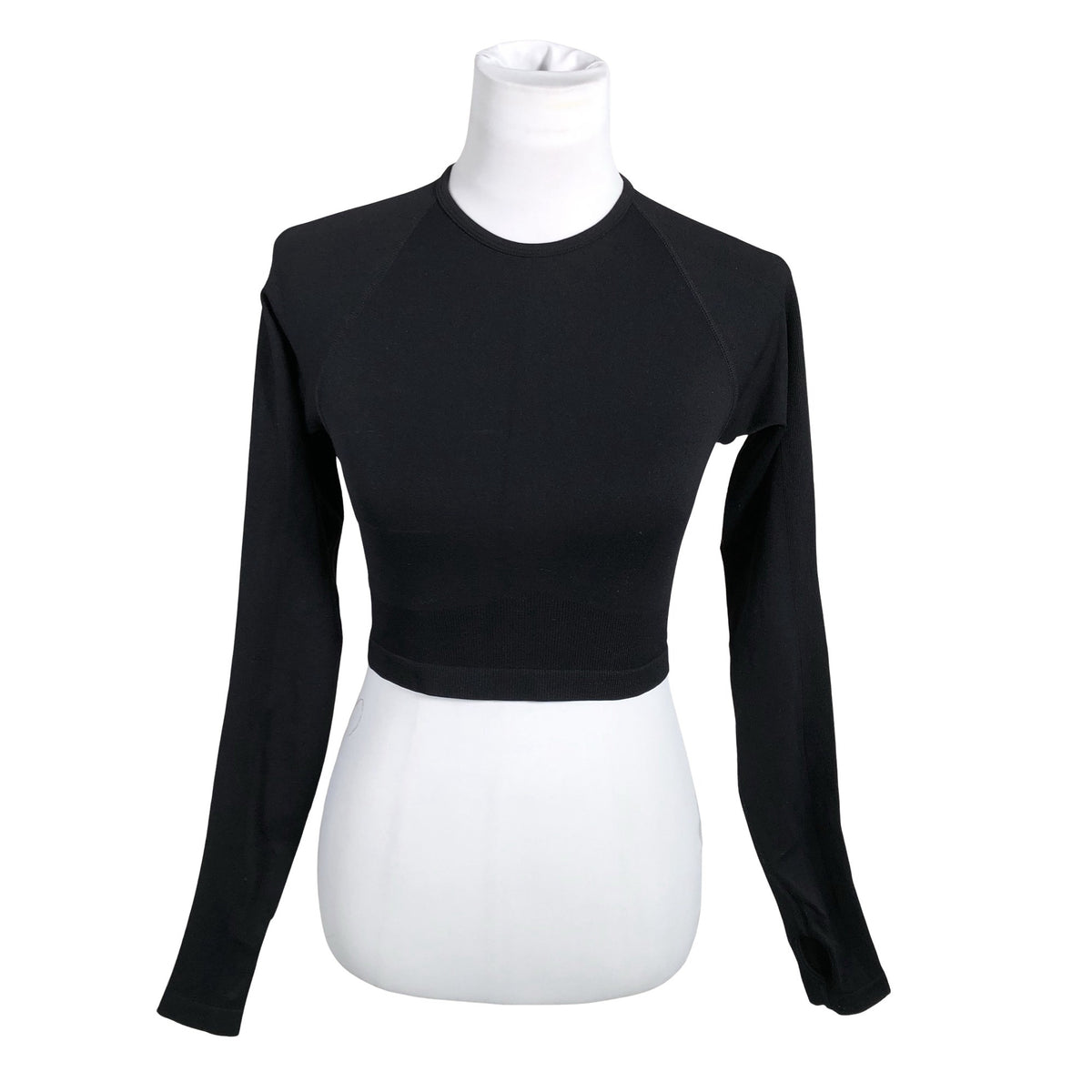 Unisex Lindex - Sports shirt, long sleeve, size 32 - Black (1)