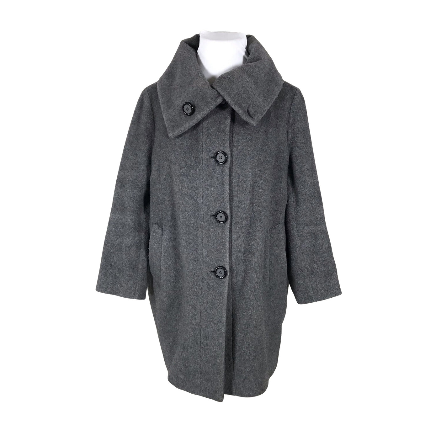 Unisex Manuela Conti - Wool coat, size 44 - Gray (1)