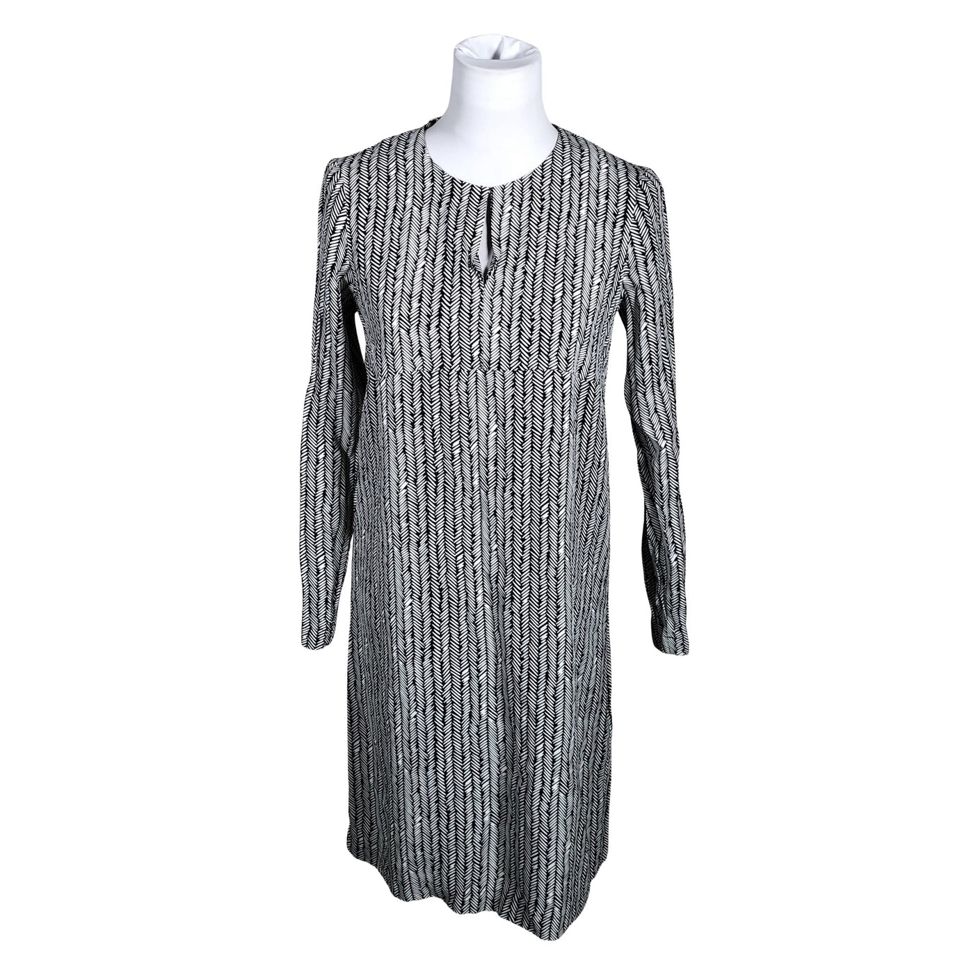 Unisex Marimekko - Schiffon dress, size 38 - Black (1)
