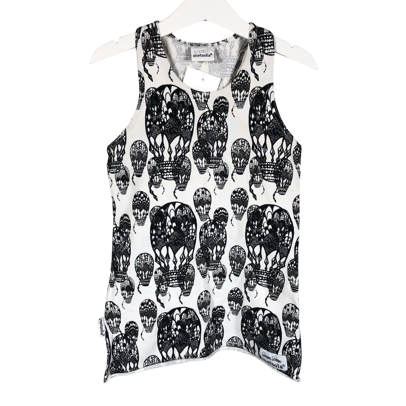 Unisex Metsola - Tricot tank top, size 134 - 140 - Black (1)