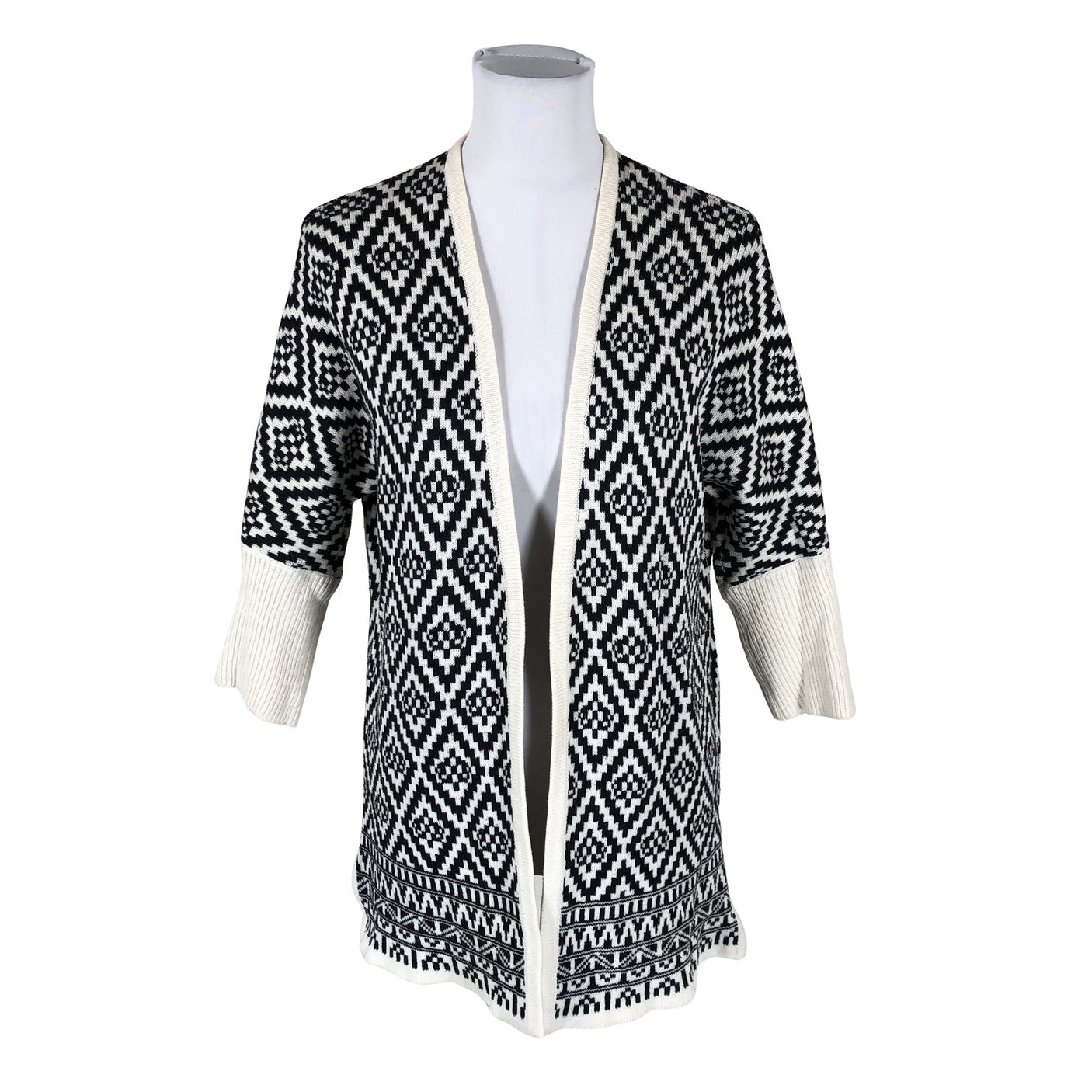 Unisex Cut & Pret - Cardigan, size 36 - Black (1)