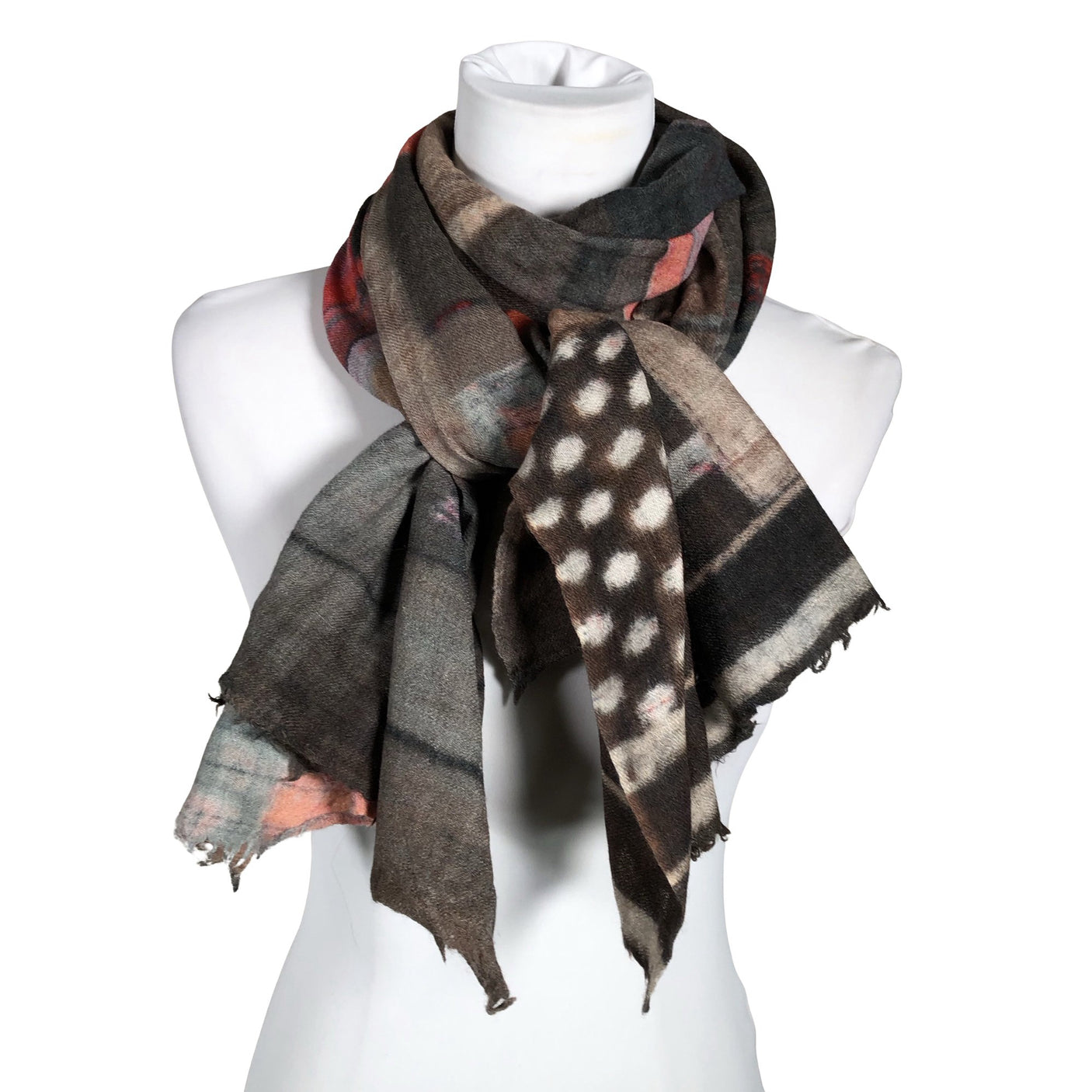 Unisex Linda Lykke - Scarf, size Maxi - Brown (1)