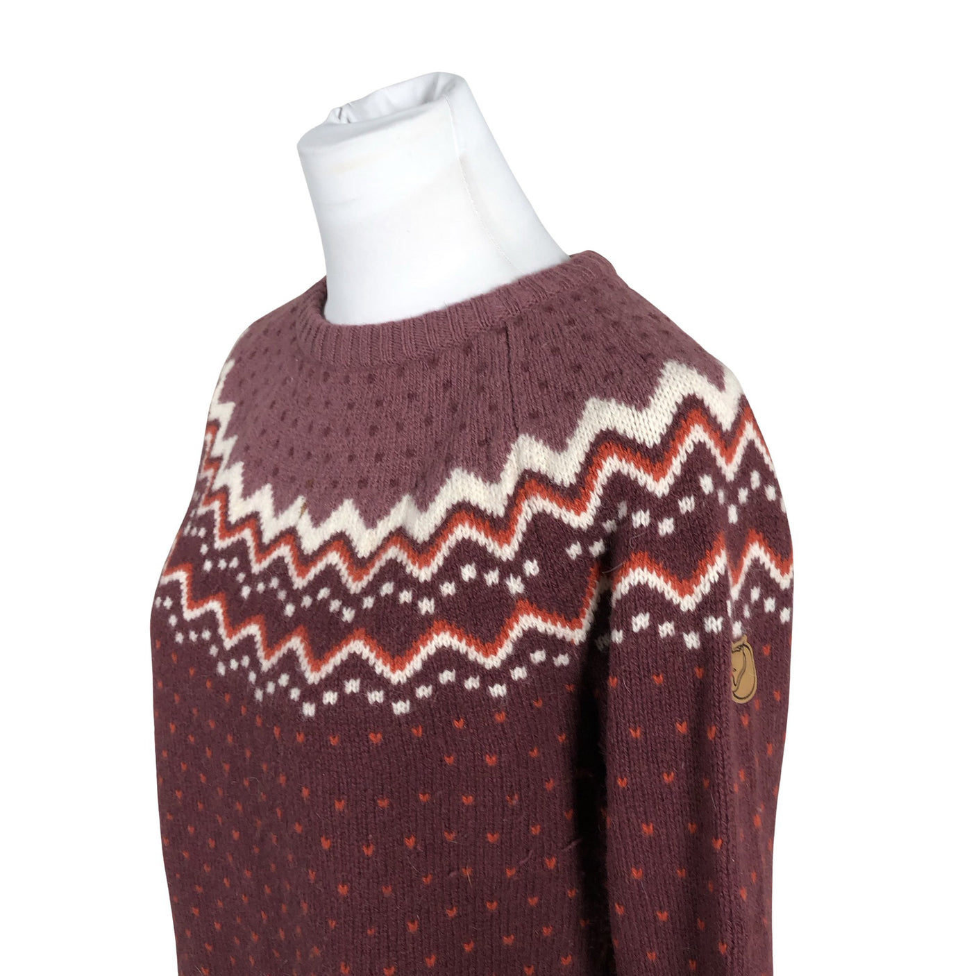 Unisex Fjällräven - Sweater, size 38 - Wine red (3)